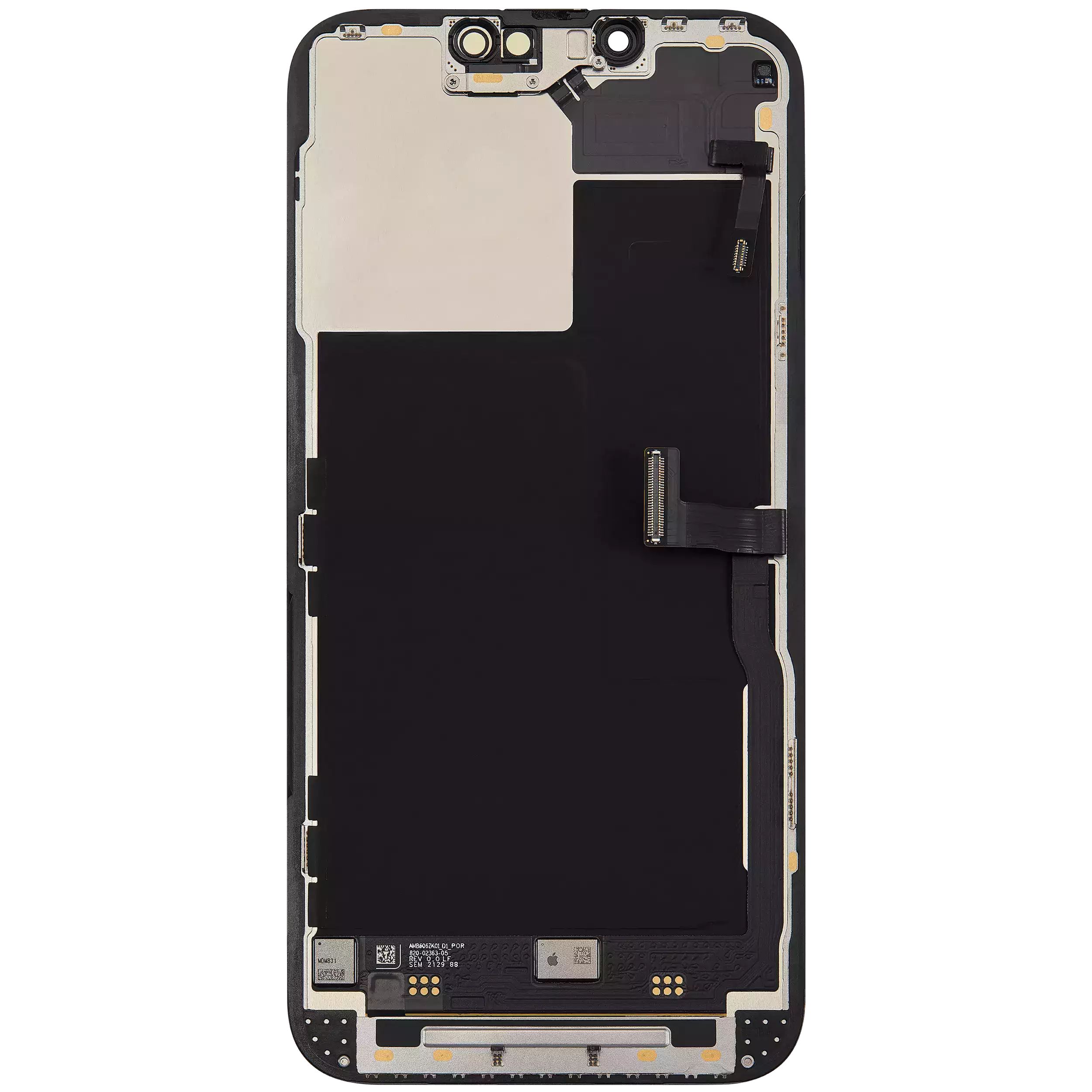 OLED Display mit Näherungssensor Flex vormontiert für iPhone 13 Pro (Service Pack) – Bild 3
