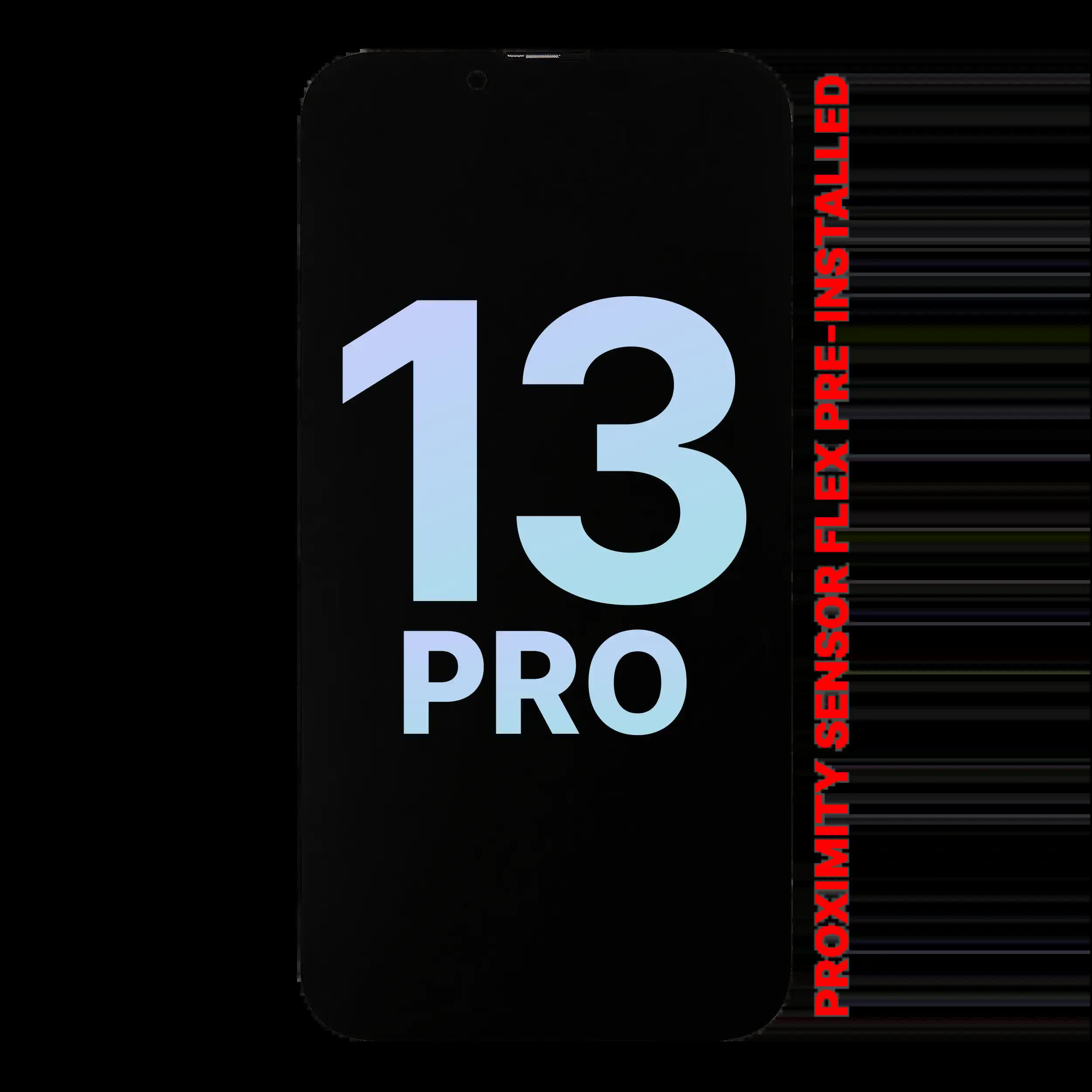 OLED Display mit Näherungssensor Flex vormontiert für iPhone 13 Pro (Service Pack)