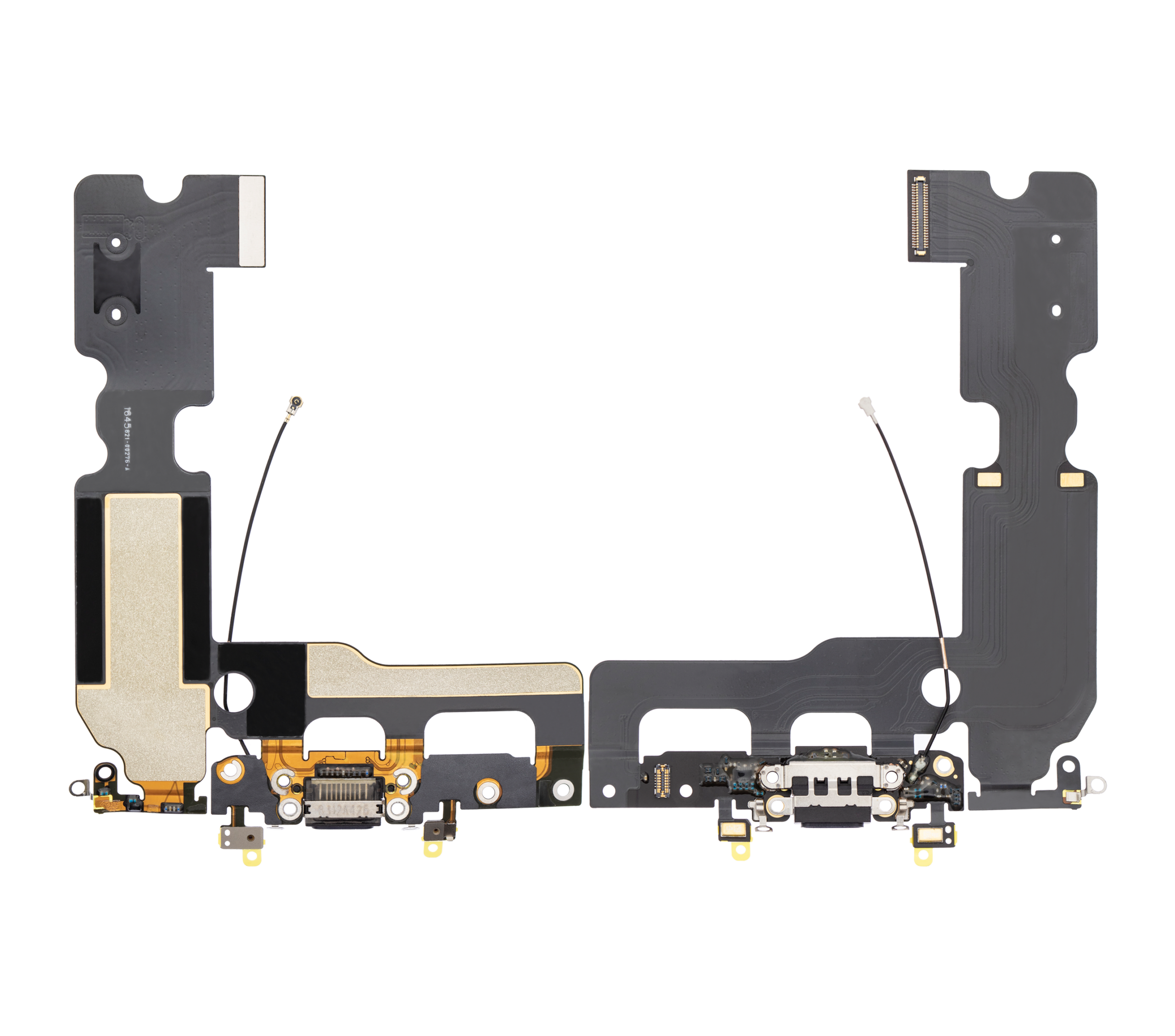 Ladebuchse Flexkabel für iPhone 7 Plus (Premium) (Jet / Matte Black) – Bild 2