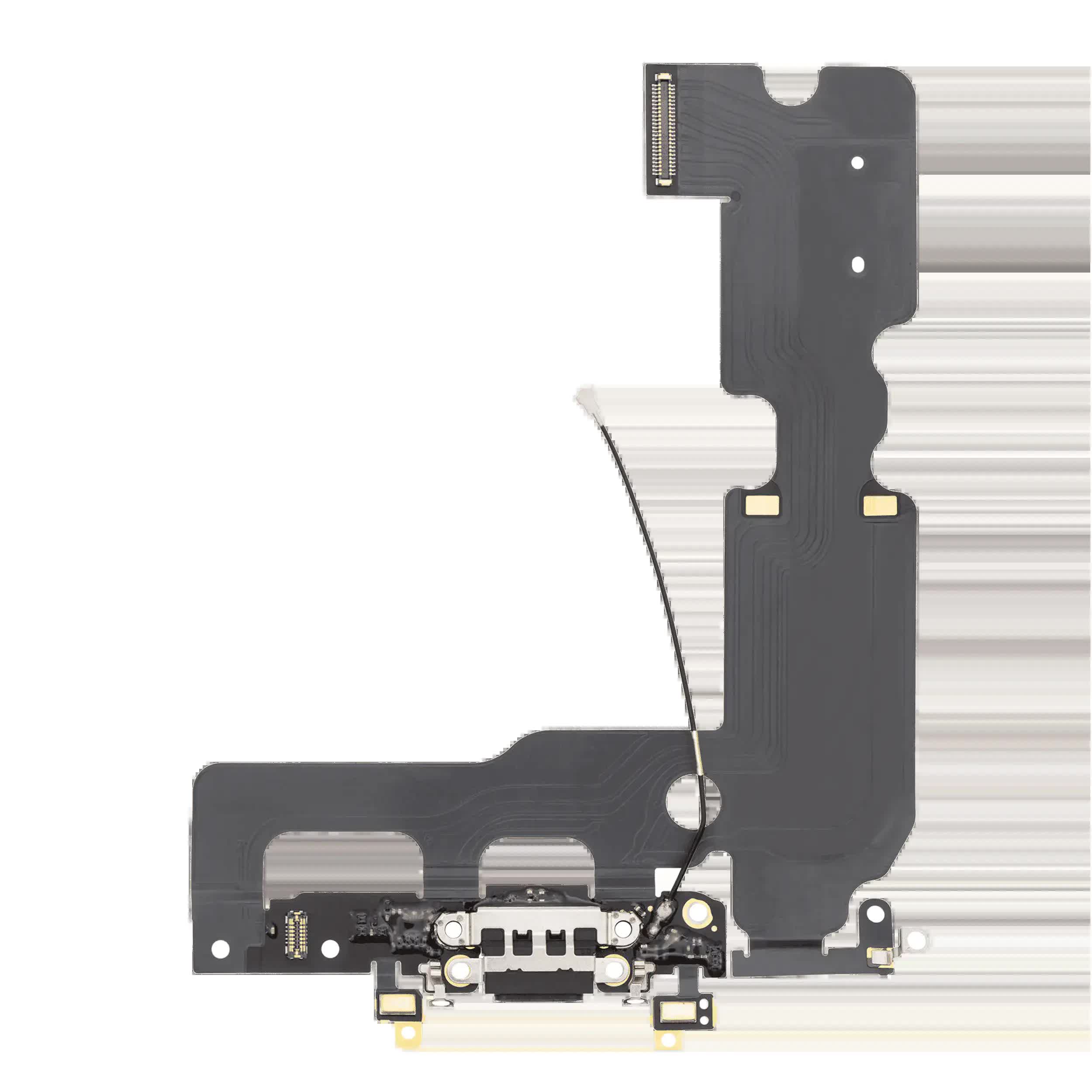 Ladebuchse Flexkabel für iPhone 7 Plus (Premium) (Jet / Matte Black)