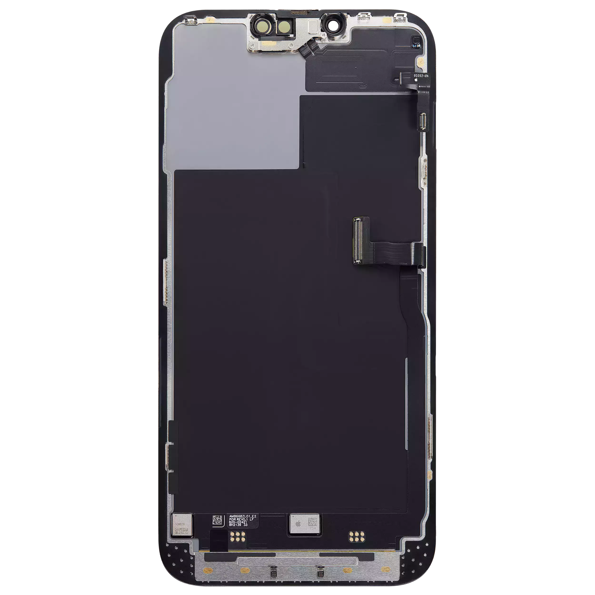 OLED Display mit Näherungssensor Flex vormontiert für iPhone 13 Pro Max (Service Pack) – Bild 2