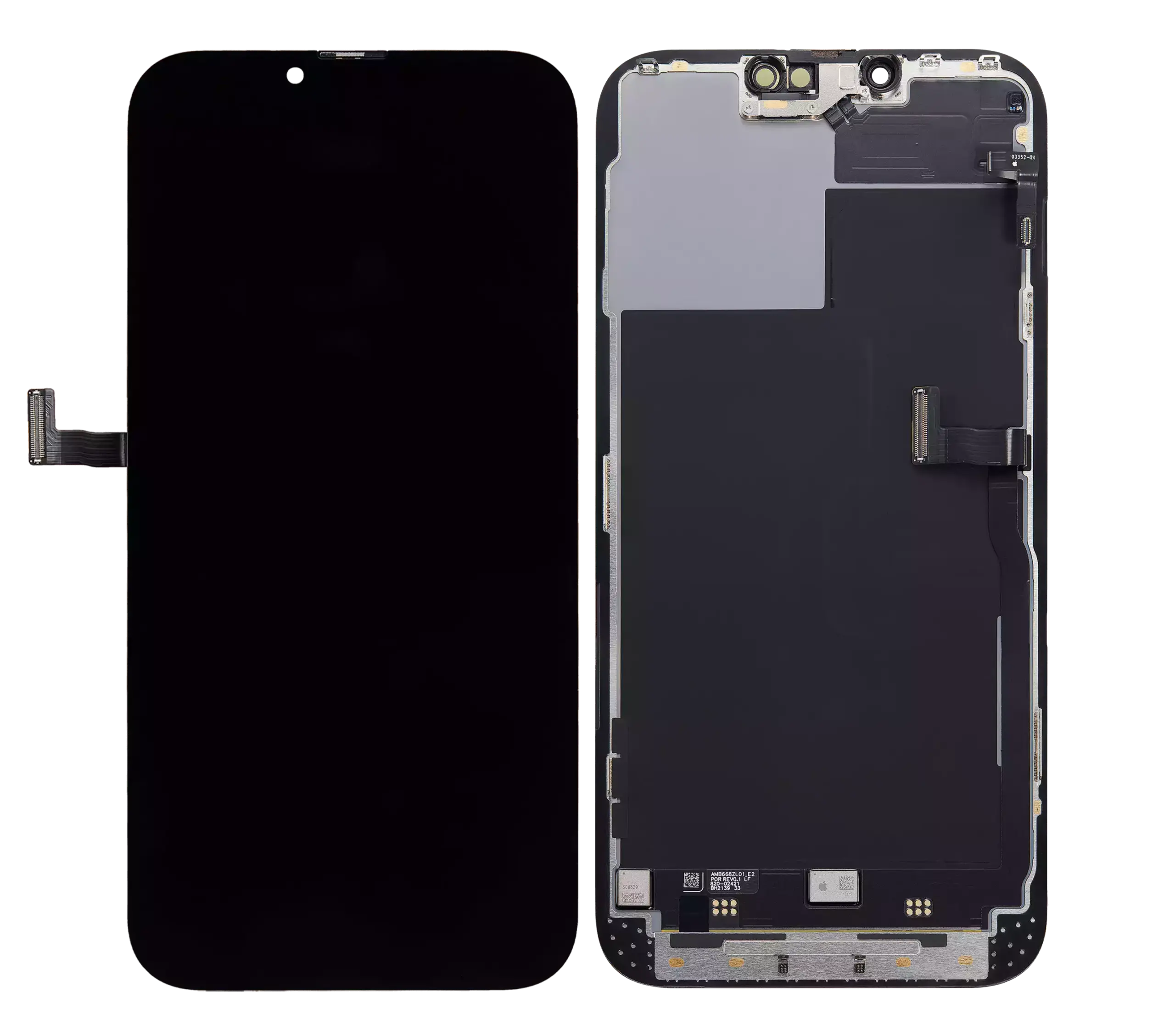 OLED Display mit Näherungssensor Flex vormontiert für iPhone 13 Pro Max (Service Pack) – Bild 4