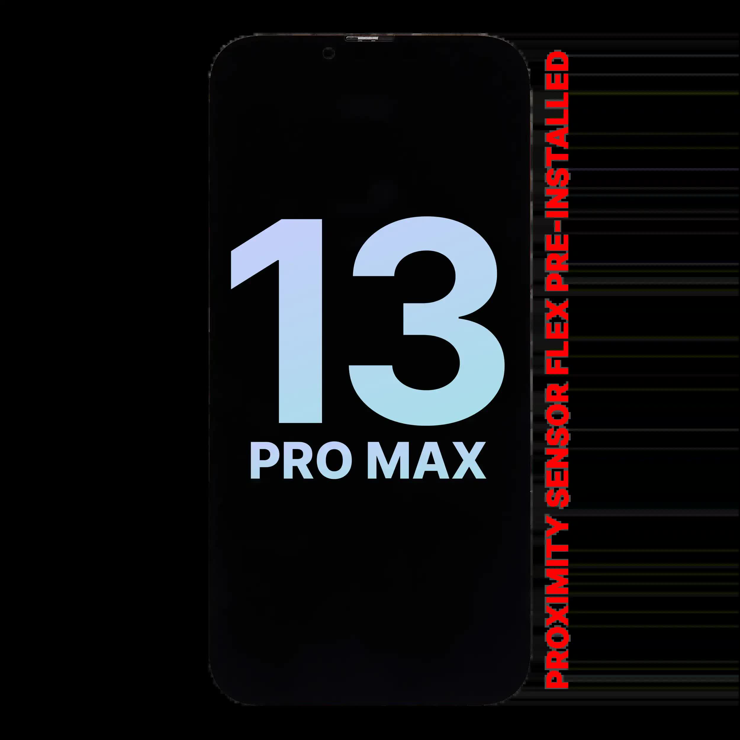 OLED Display mit Näherungssensor Flex vormontiert für iPhone 13 Pro Max (Service Pack)