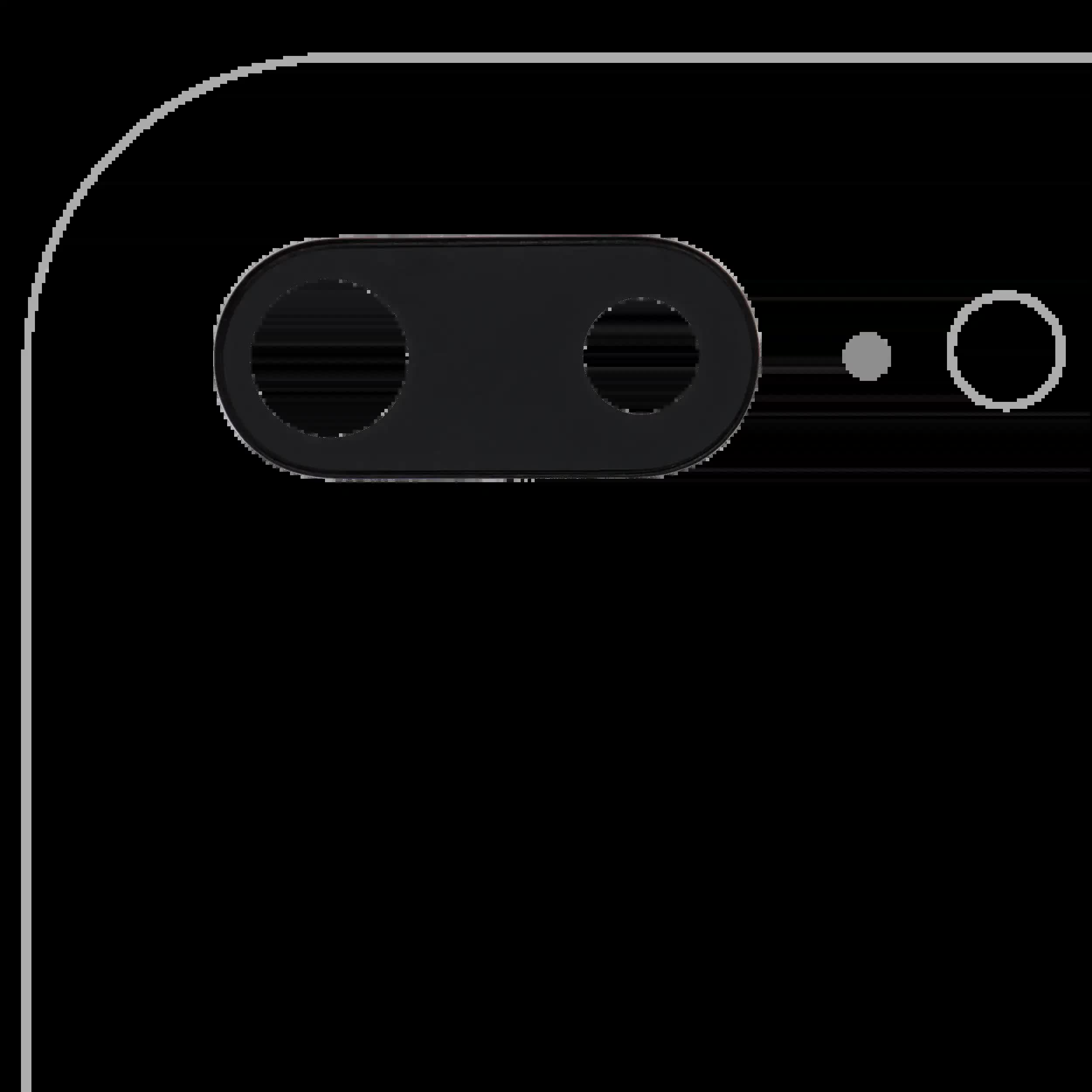 Rückkamera-Glas mit Halterung und Blende für iPhone 7 Plus (Real Sapphire) (Premium) (10er-Pack)