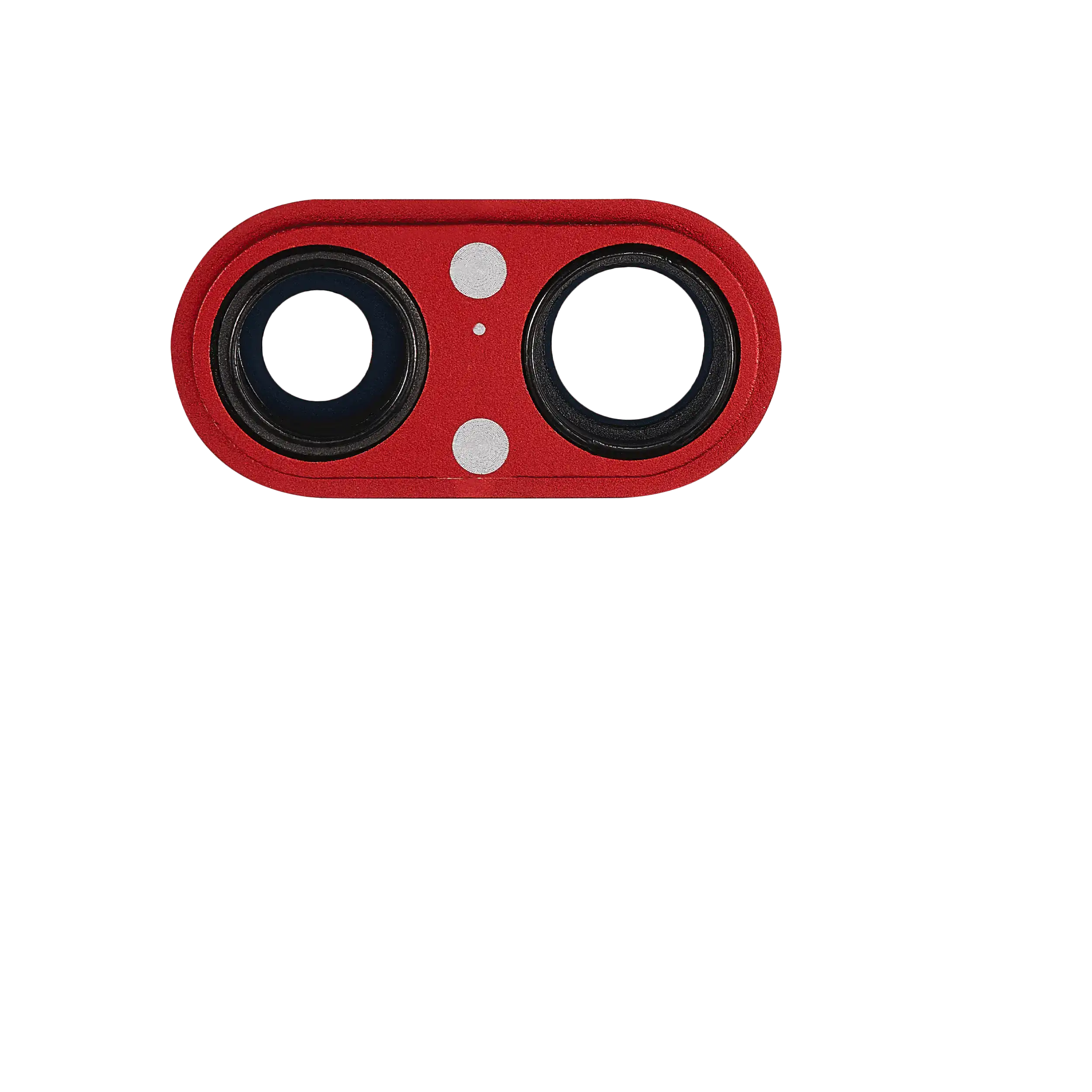 Rückkamera-Glas mit Halterung und Blende für iPhone 8 Plus (Real Sapphire) (Premium) (Red (Rot)) (10er-Pack) – Bild 3
