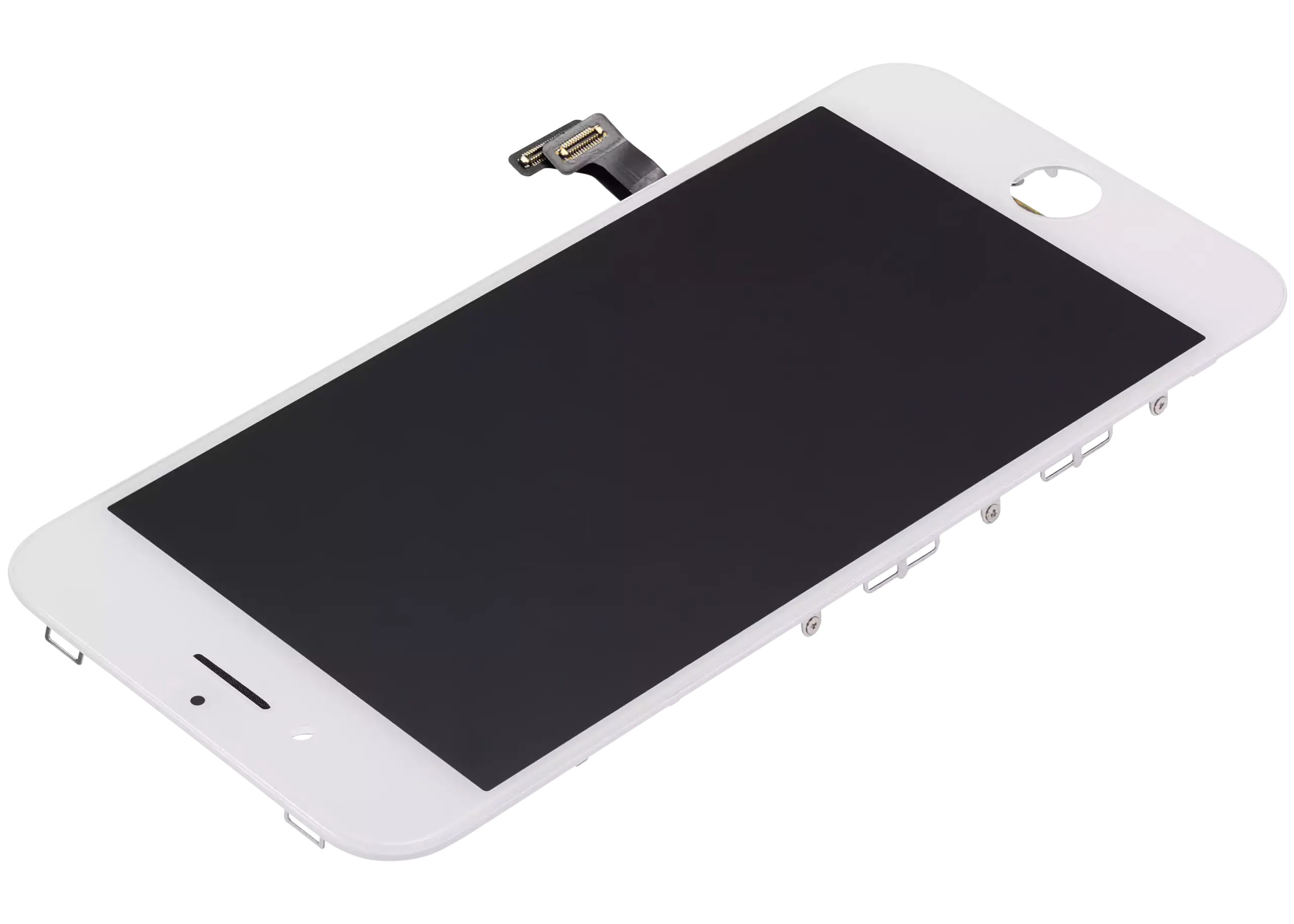 LCD Display mit Stahlplatte für iPhone 8 / SE (2020 / 2022) (professionell aufgearbeitet) (White (Weiß)) – Bild 4