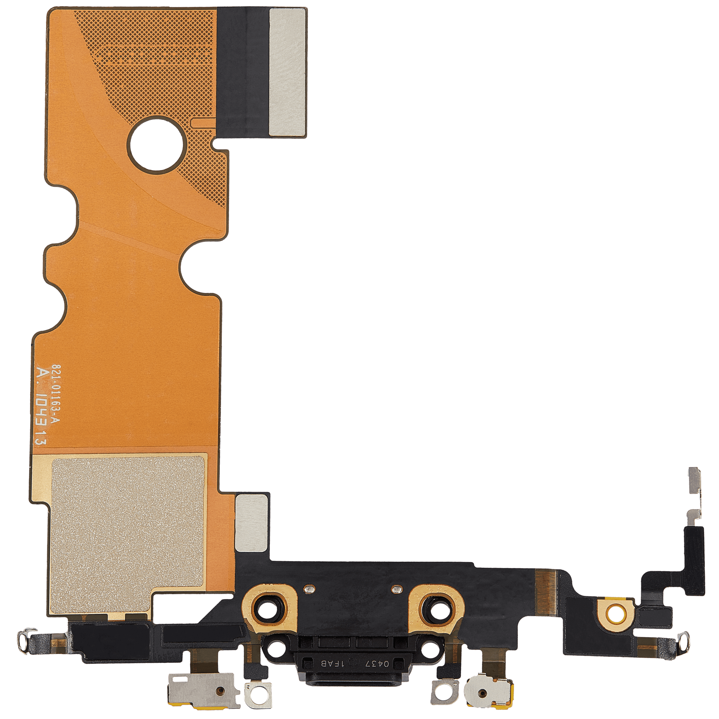 Ladebuchse Flexkabel für iPhone 8 (Premium) (Space Gray) – Bild 3