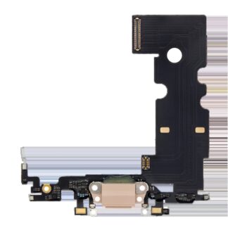 Ladebuchse Flexkabel für iPhone 8 (Aftermarket) (Gold)
