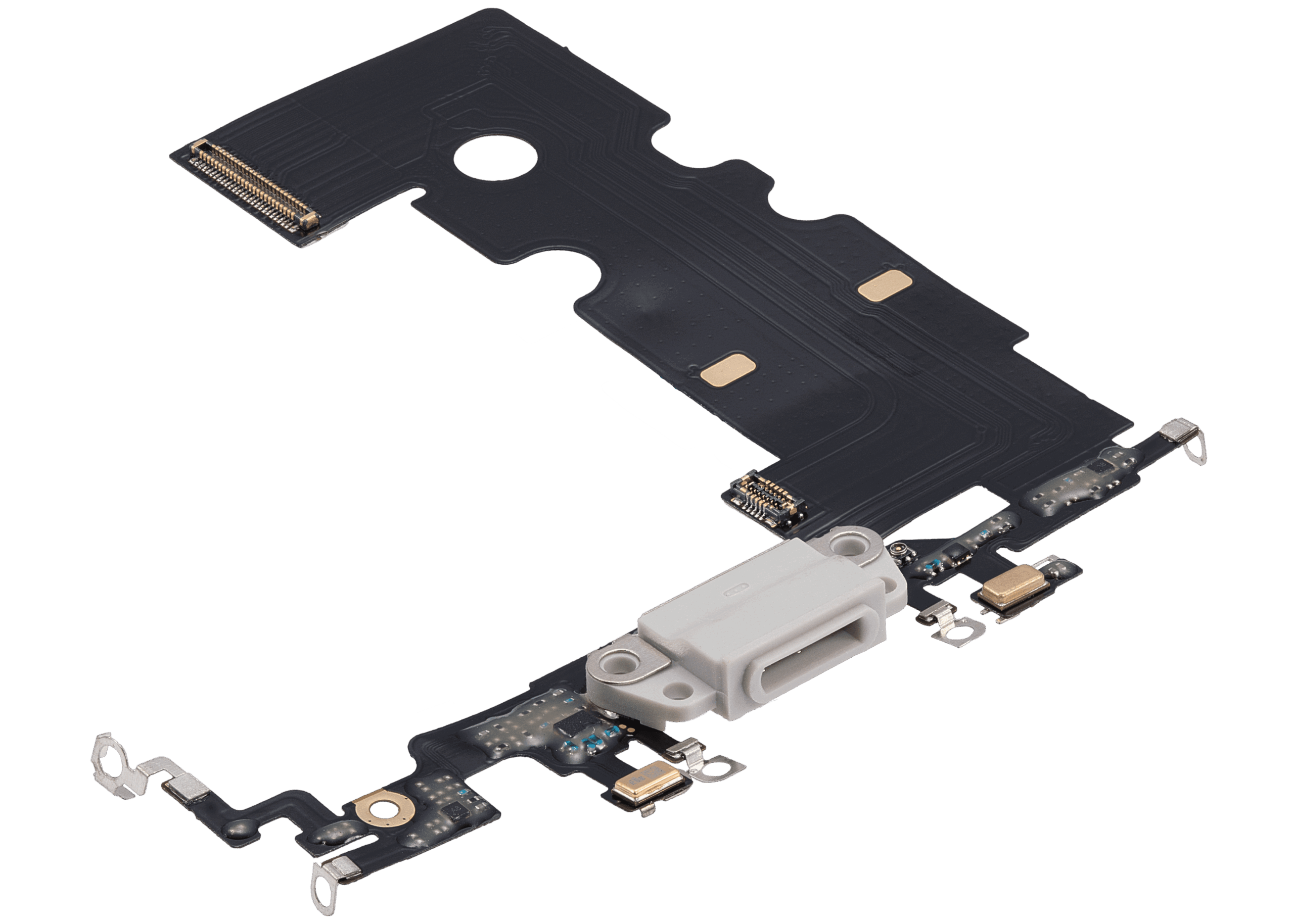 Ladebuchse Flexkabel für iPhone 8 (Aftermarket) (Silver (Silber)) – Bild 4