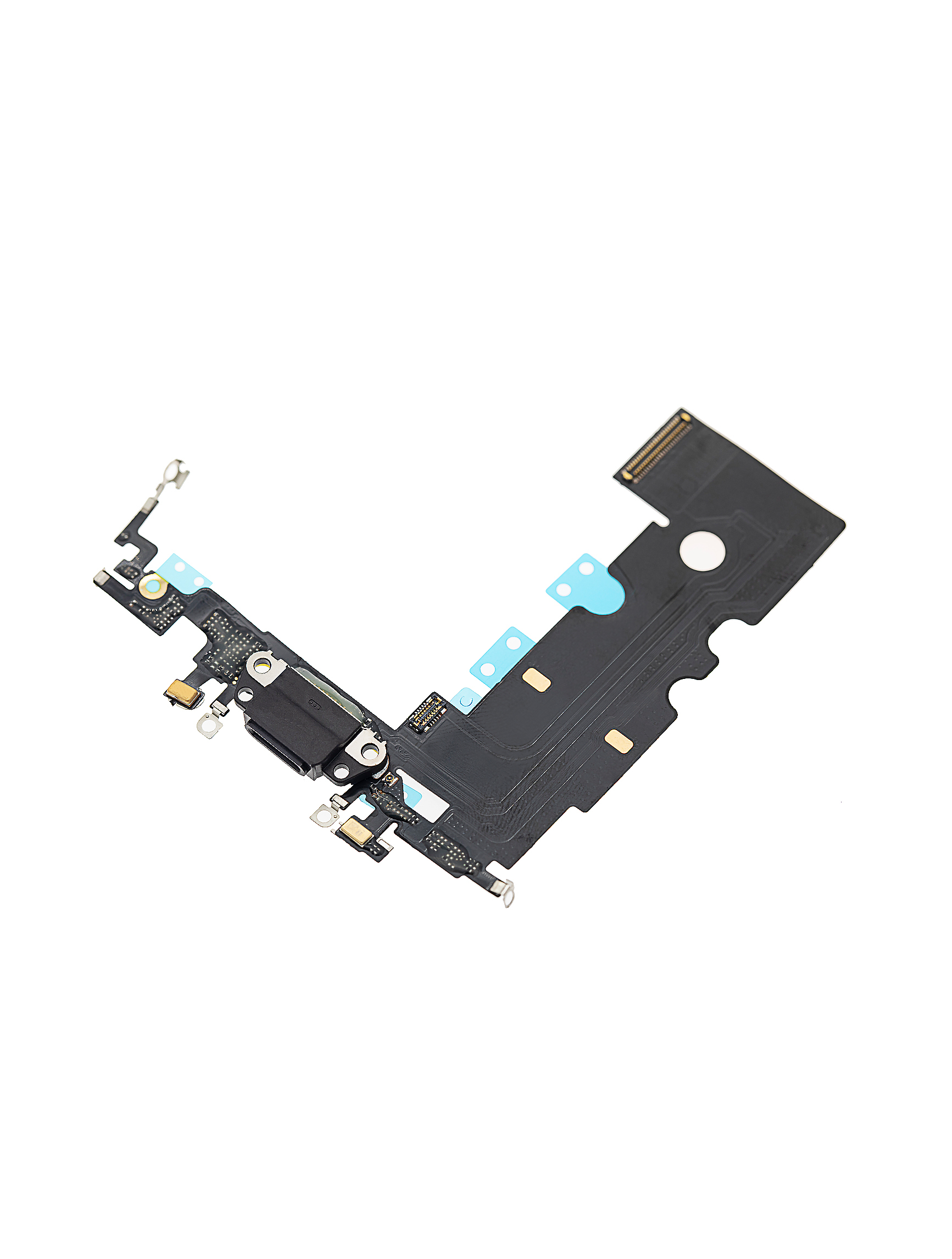 Ladebuchse Flexkabel für iPhone 8 (Aftermarket) (Space Gray) – Bild 4