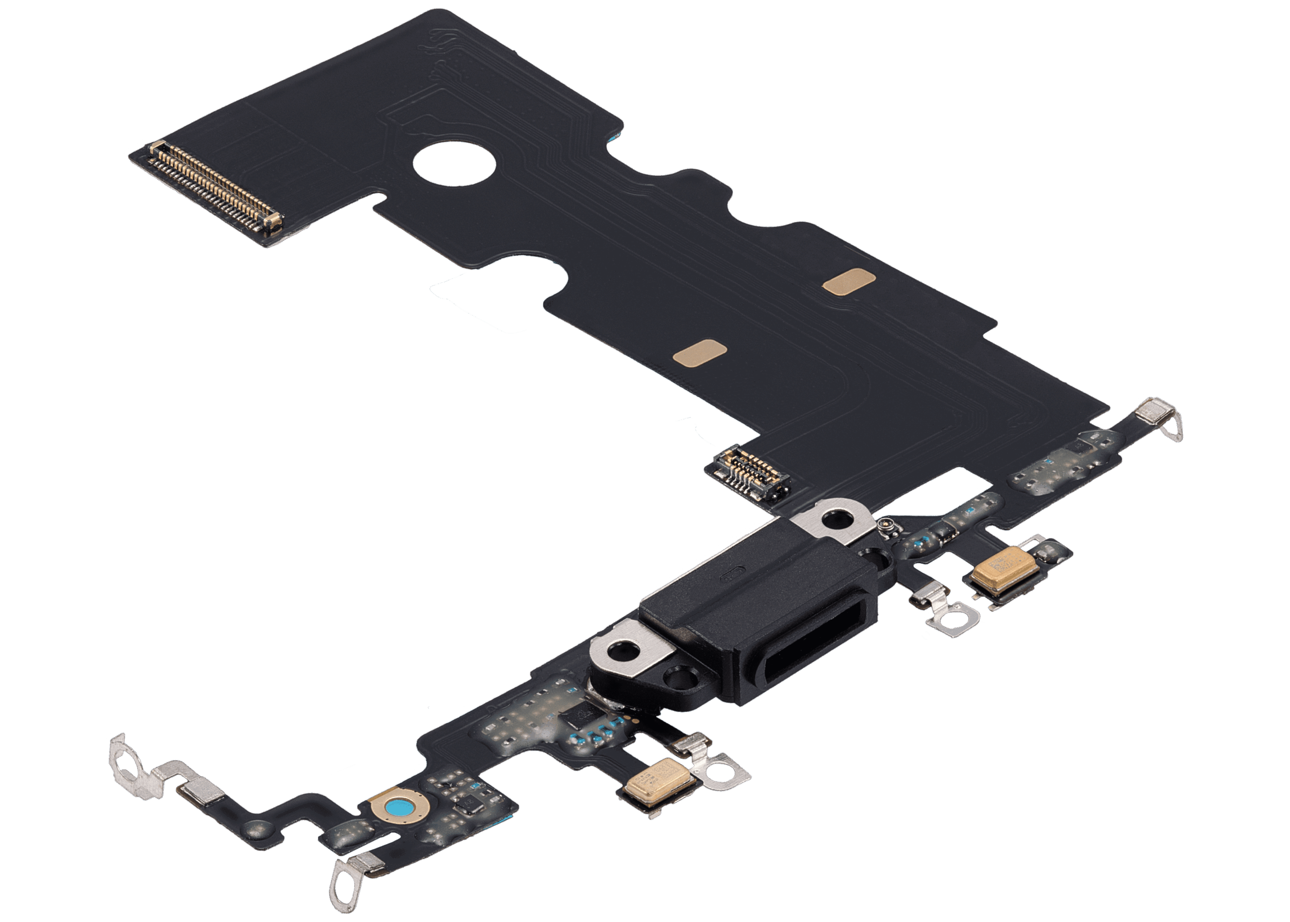 Ladebuchse Flexkabel für iPhone SE (2020) (Aftermarket Plus) (Space Gray) – Bild 4