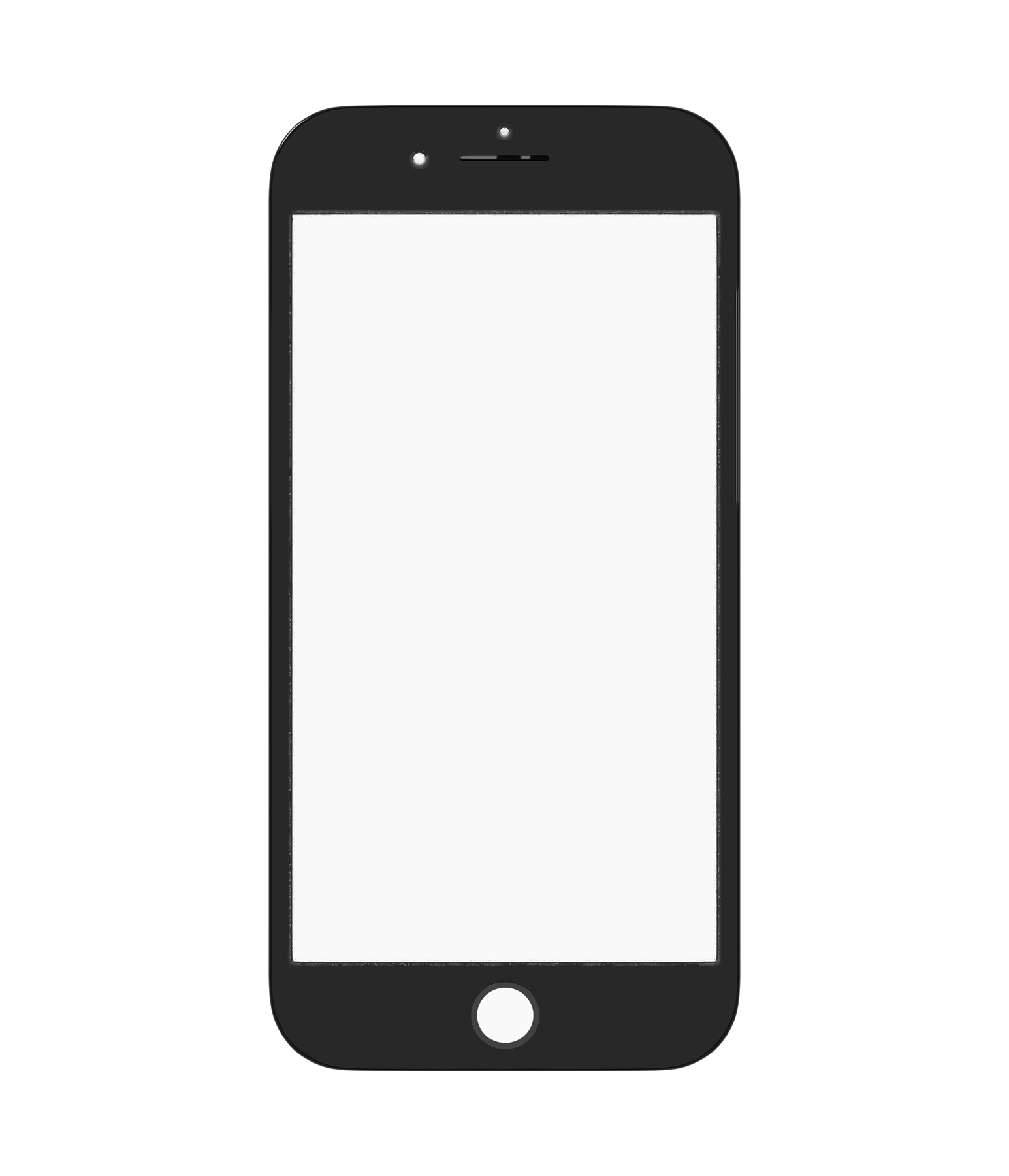 3 in 1 (Glas mit OCA vormontiert + Rahmen) für iPhone 8 (OCA Master) (2er-Pack) (Black (Schwarz)) – Bild 4