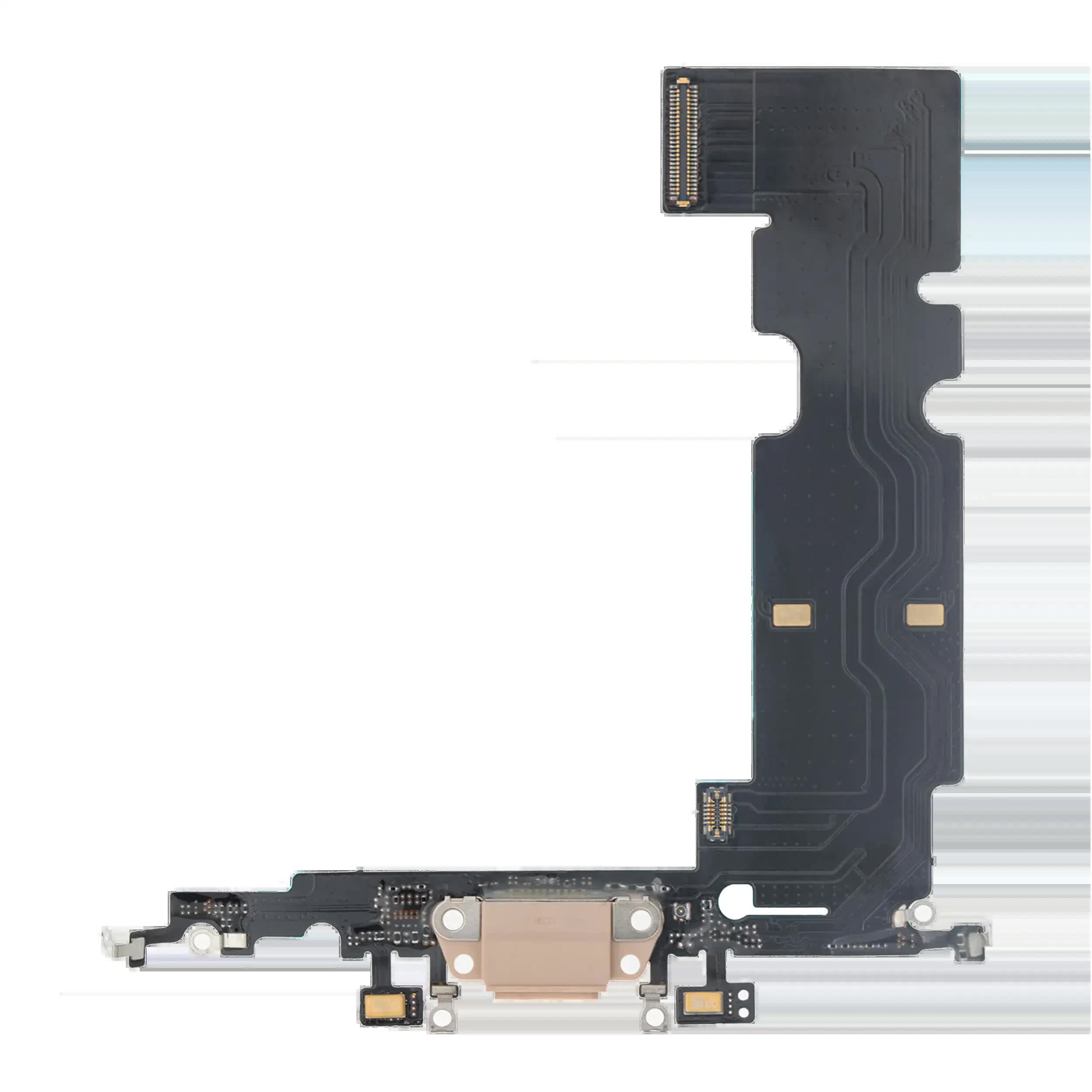 Ladebuchse Flexkabel für iPhone 8 Plus (Premium) (Gold)