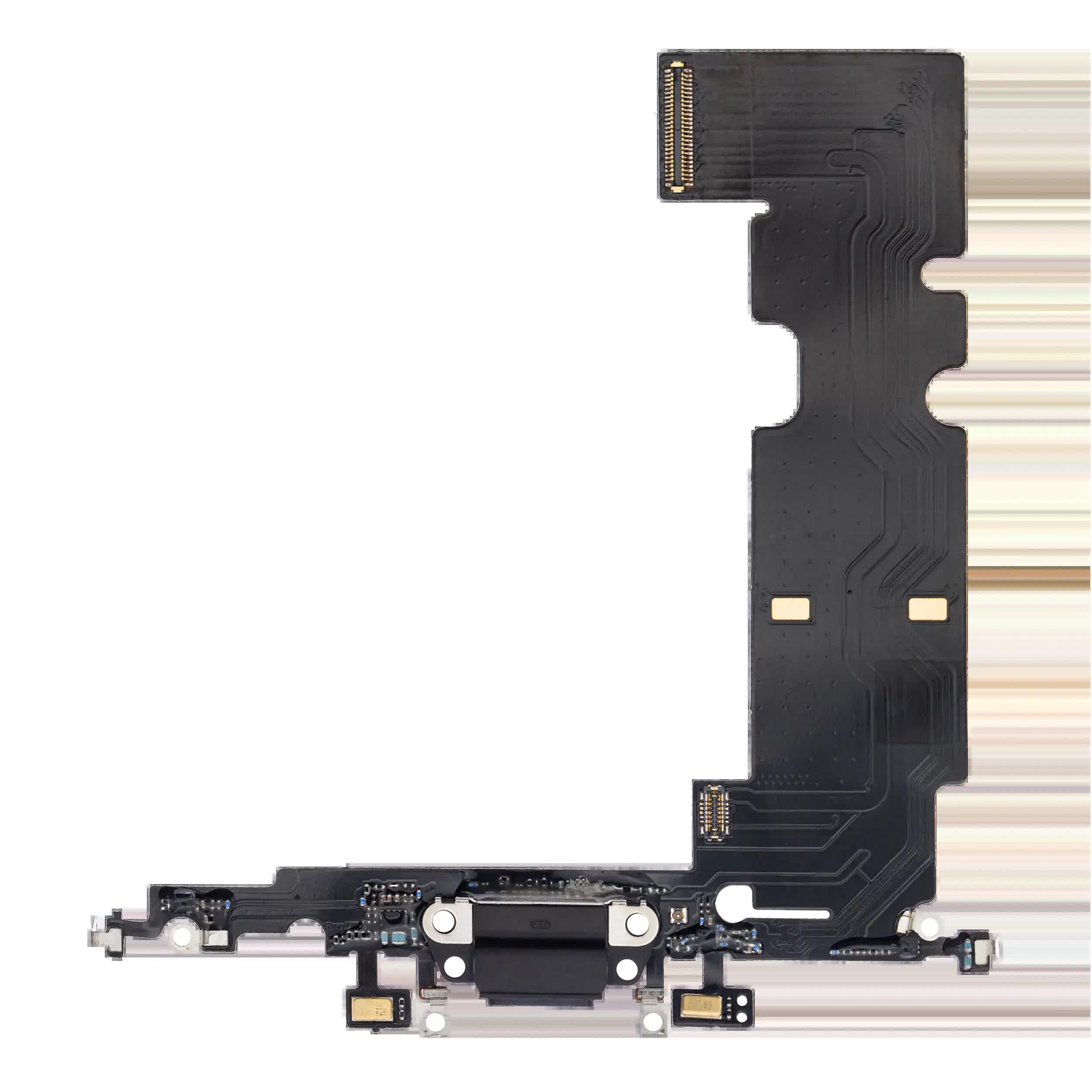 Ladebuchse Flexkabel für iPhone 8 Plus (Aftermarket) (Space Gray)