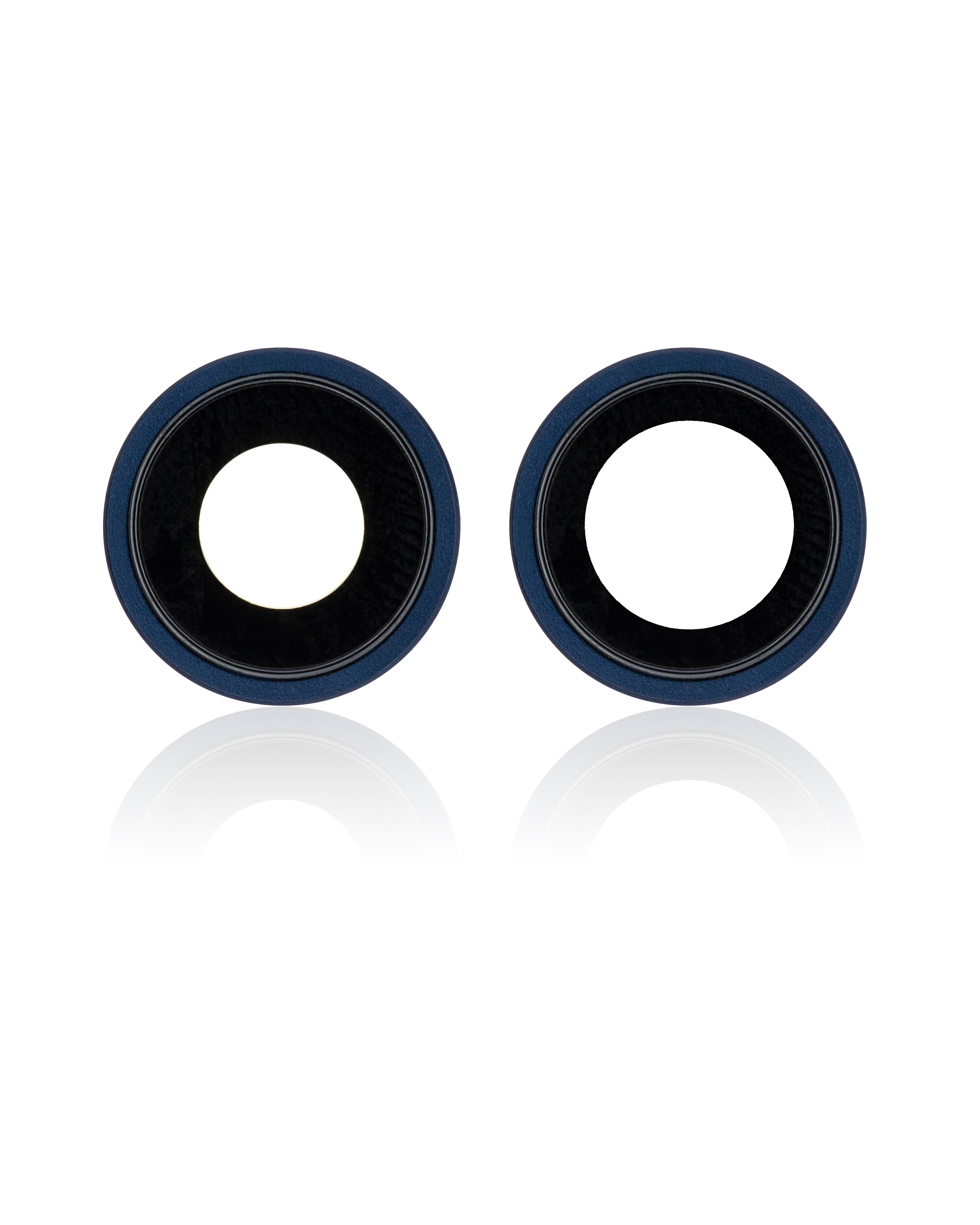 Rückkamera-Glas mit Halterung und Blende für iPhone 12 / 12 Mini (Aftermarket Plus) (Blue (Blau)) – Bild 3