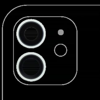 Rückkamera-Glas mit Halterung und Blende für iPhone 12 / 12 Mini (Aftermarket Plus) (Green (Grün))