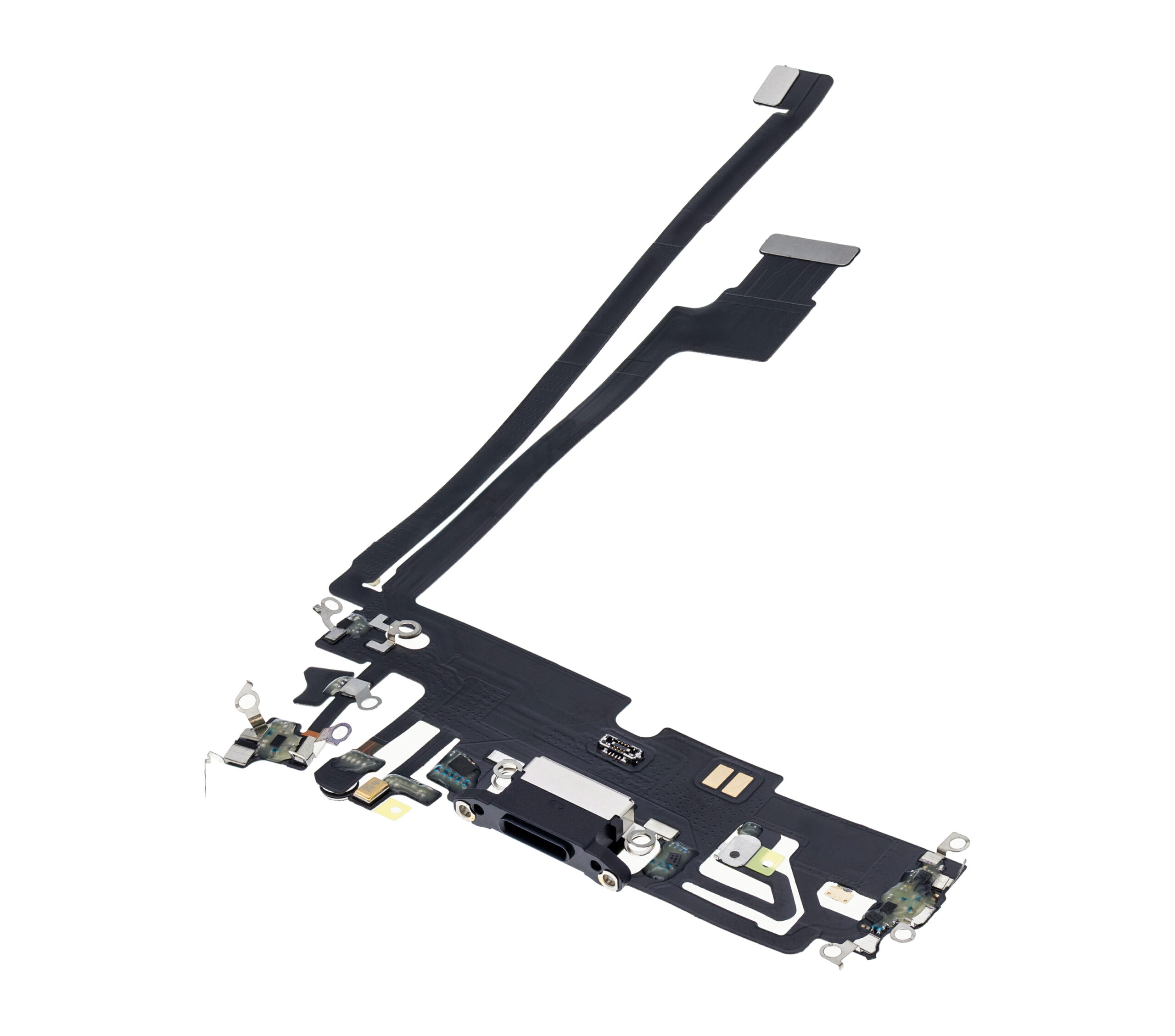 Ladebuchse Flexkabel für iPhone 12 Pro Max (Aftermarket Plus) (Graphite) – Bild 4