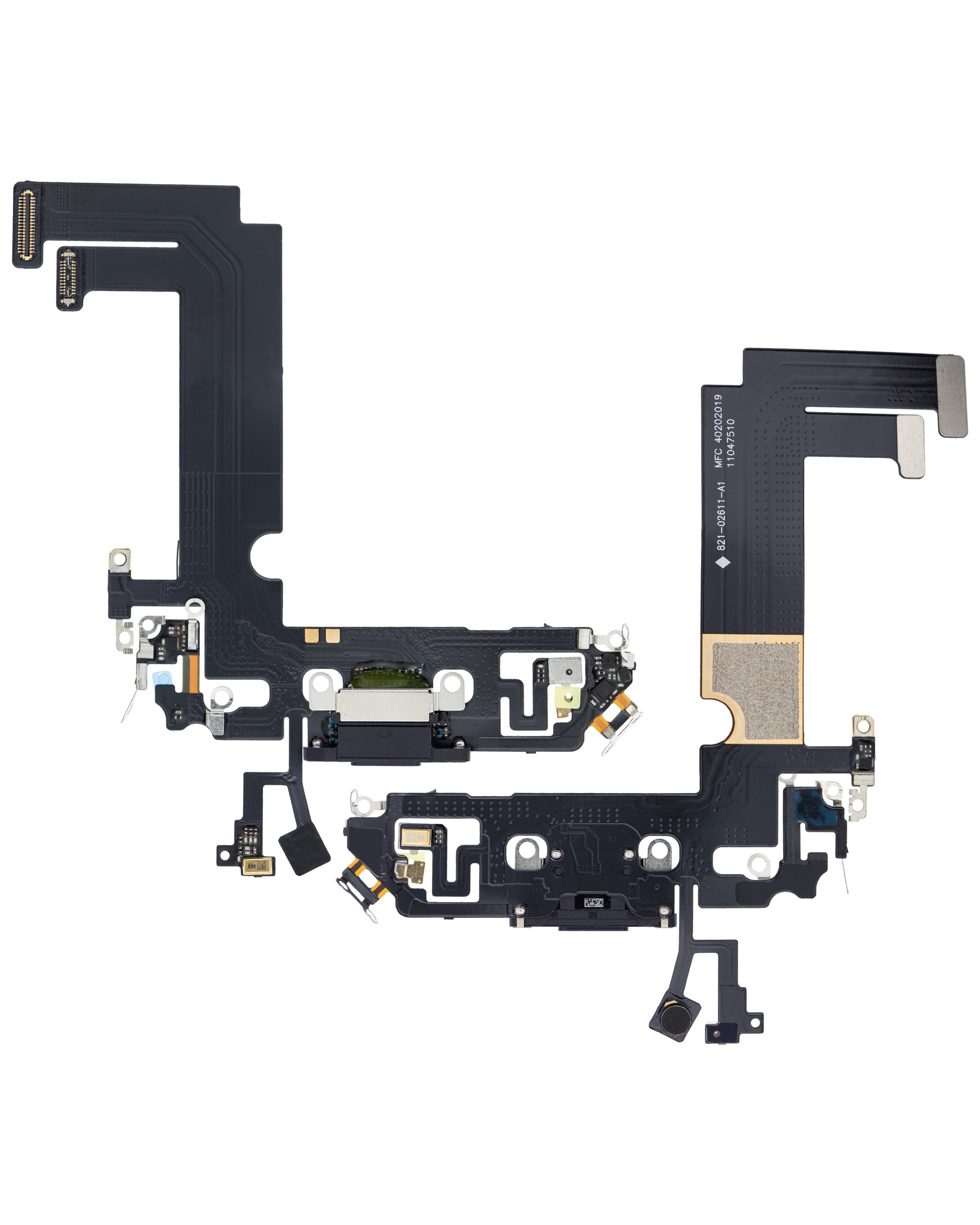 Ladebuchse Flexkabel für iPhone 12 Mini (Aftermarket Plus) (Black (Schwarz)) – Bild 2