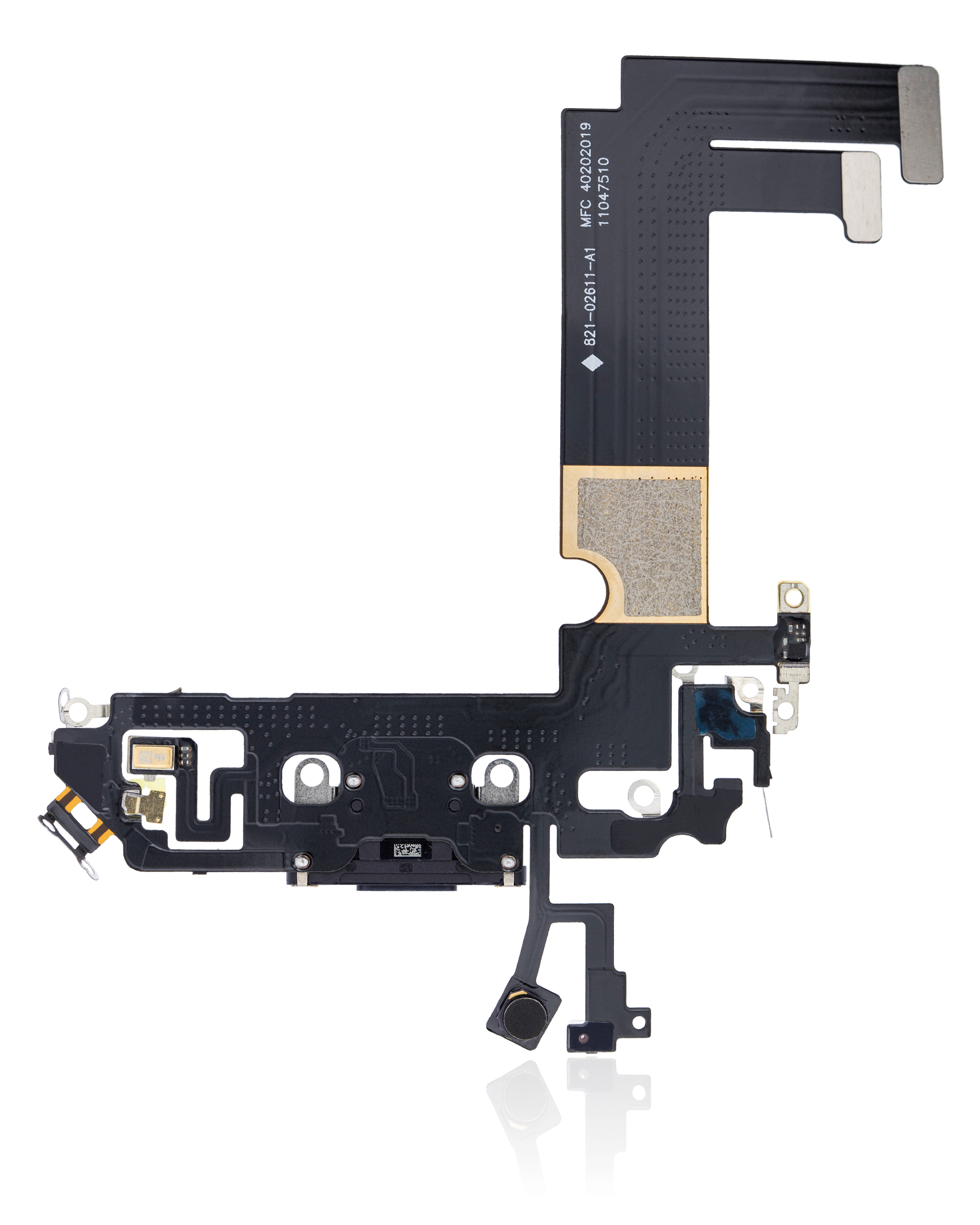 Ladebuchse Flexkabel für iPhone 12 Mini (Aftermarket Plus) (Black (Schwarz)) – Bild 3