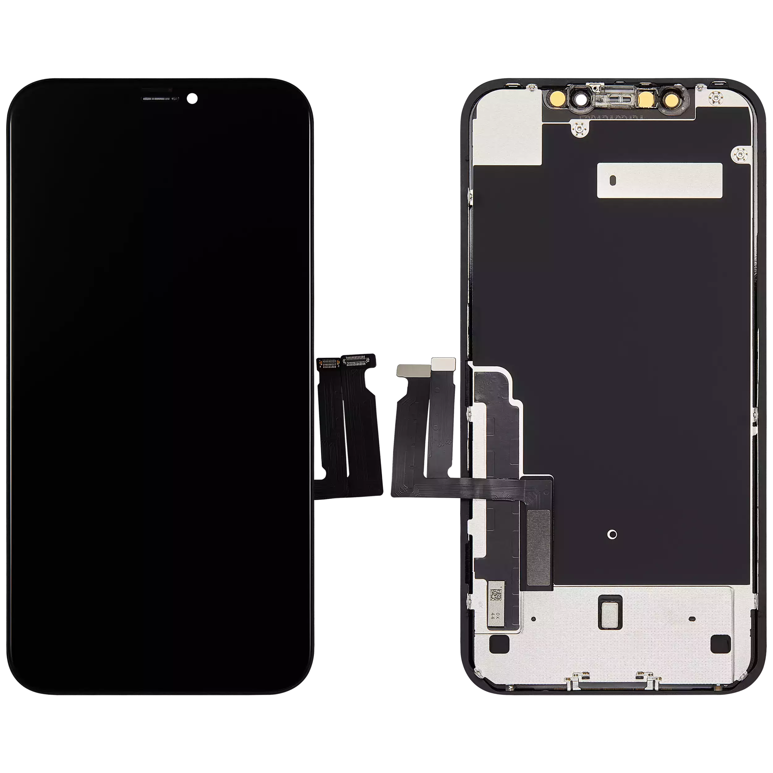 LCD Display mit Stahlplatte vormontiert für iPhone XR (Aftermarket / Incell) – Bild 2