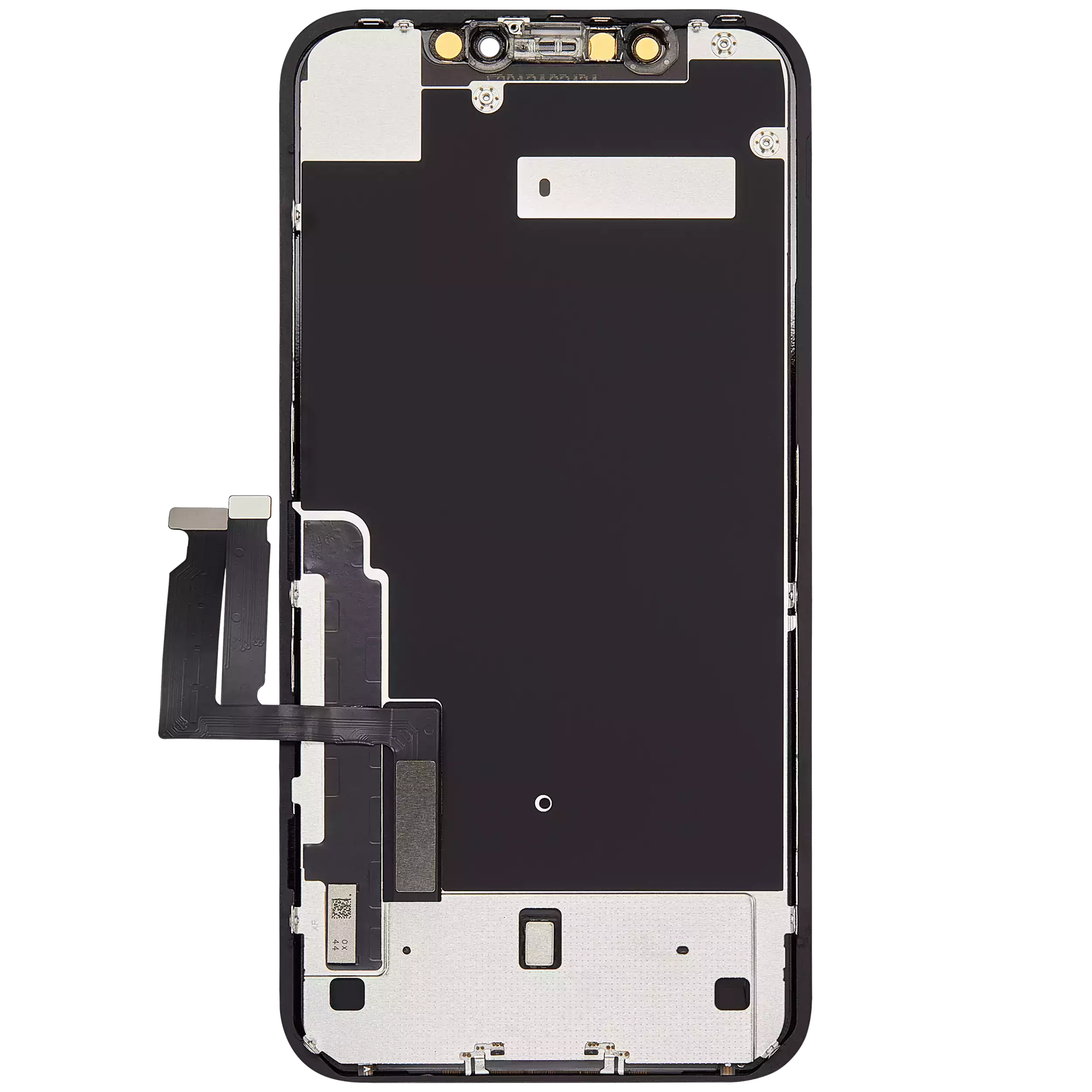 LCD Display mit Stahlplatte vormontiert für iPhone XR (Aftermarket / Incell) – Bild 3