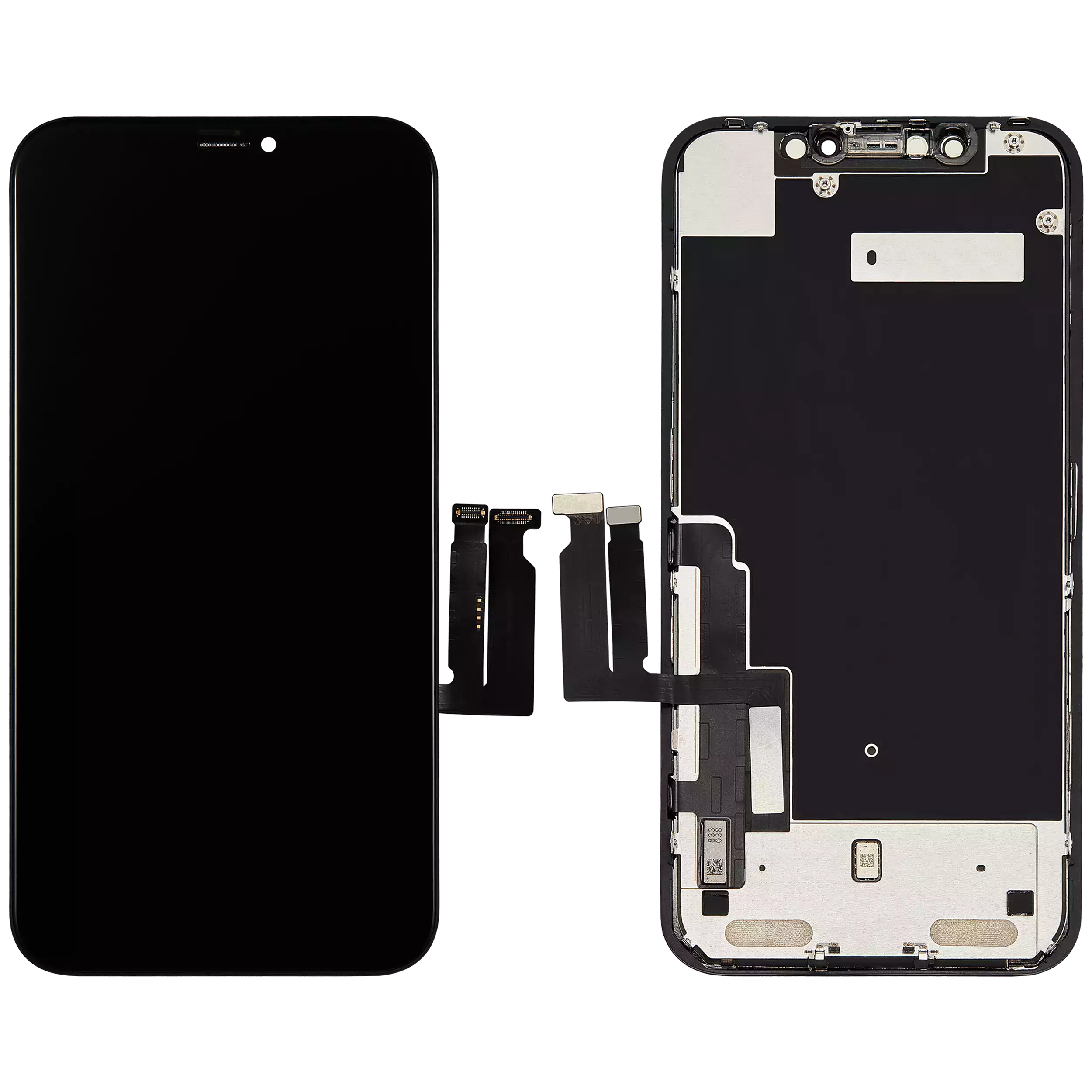 LCD Display mit Stahlplatte vormontiert für iPhone XR (professionell aufgearbeitet) – Bild 2