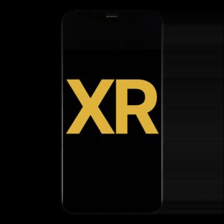 LCD Display mit Stahlplatte vormontiert für iPhone XR (professionell aufgearbeitet)
