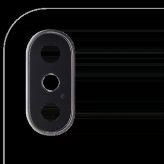 Rückkamera-Glas mit Halterung und Blende für iPhone X (Silver (Silber))