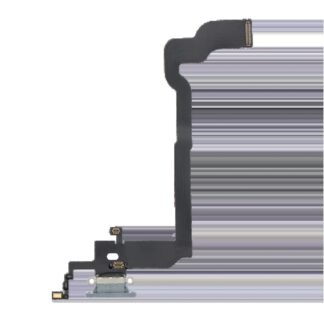 Ladebuchse Flexkabel für iPhone X (Aftermarket) (Silver (Silber))