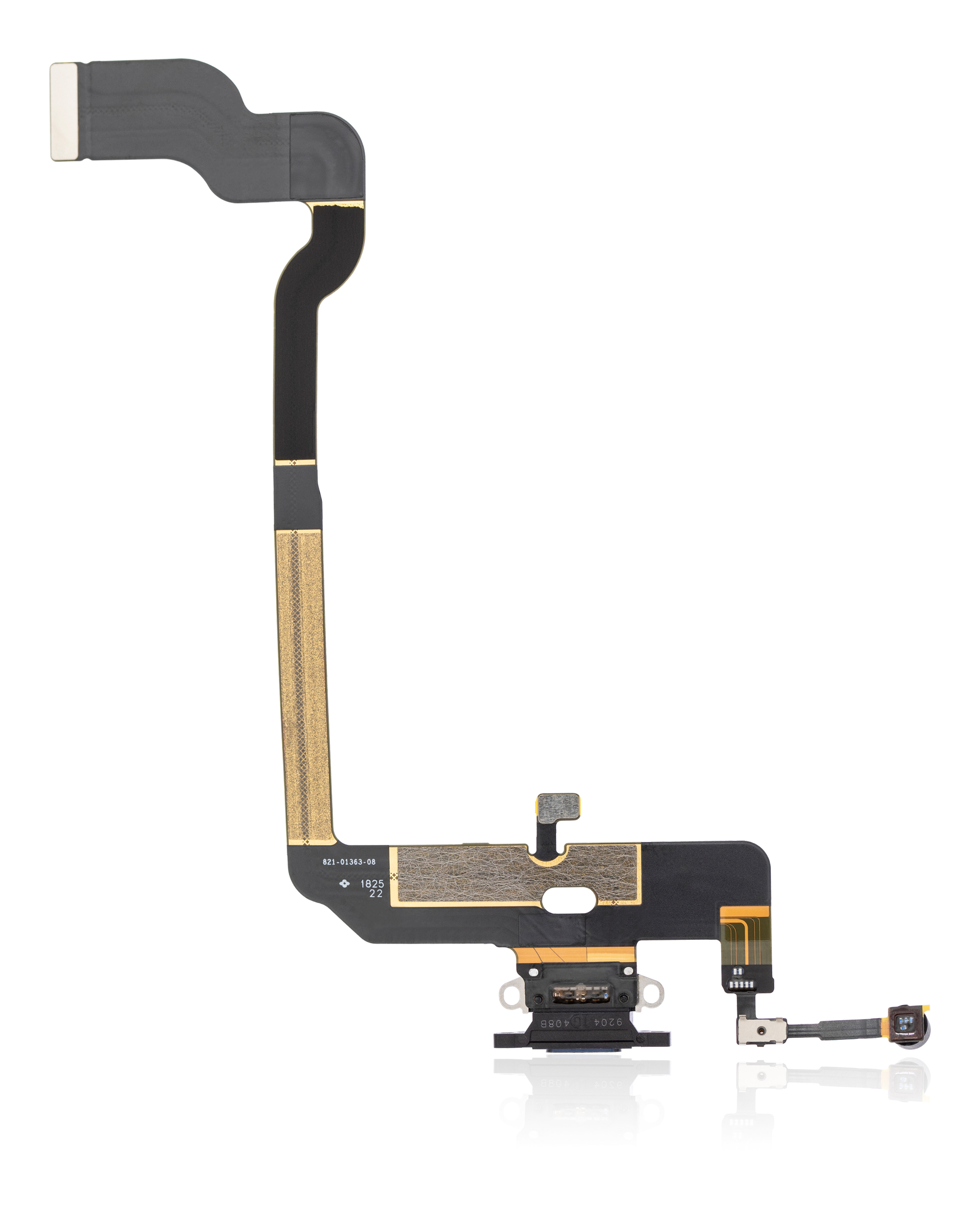 Ladebuchse Flexkabel für iPhone XS (Premium) (Space Gray) – Bild 3