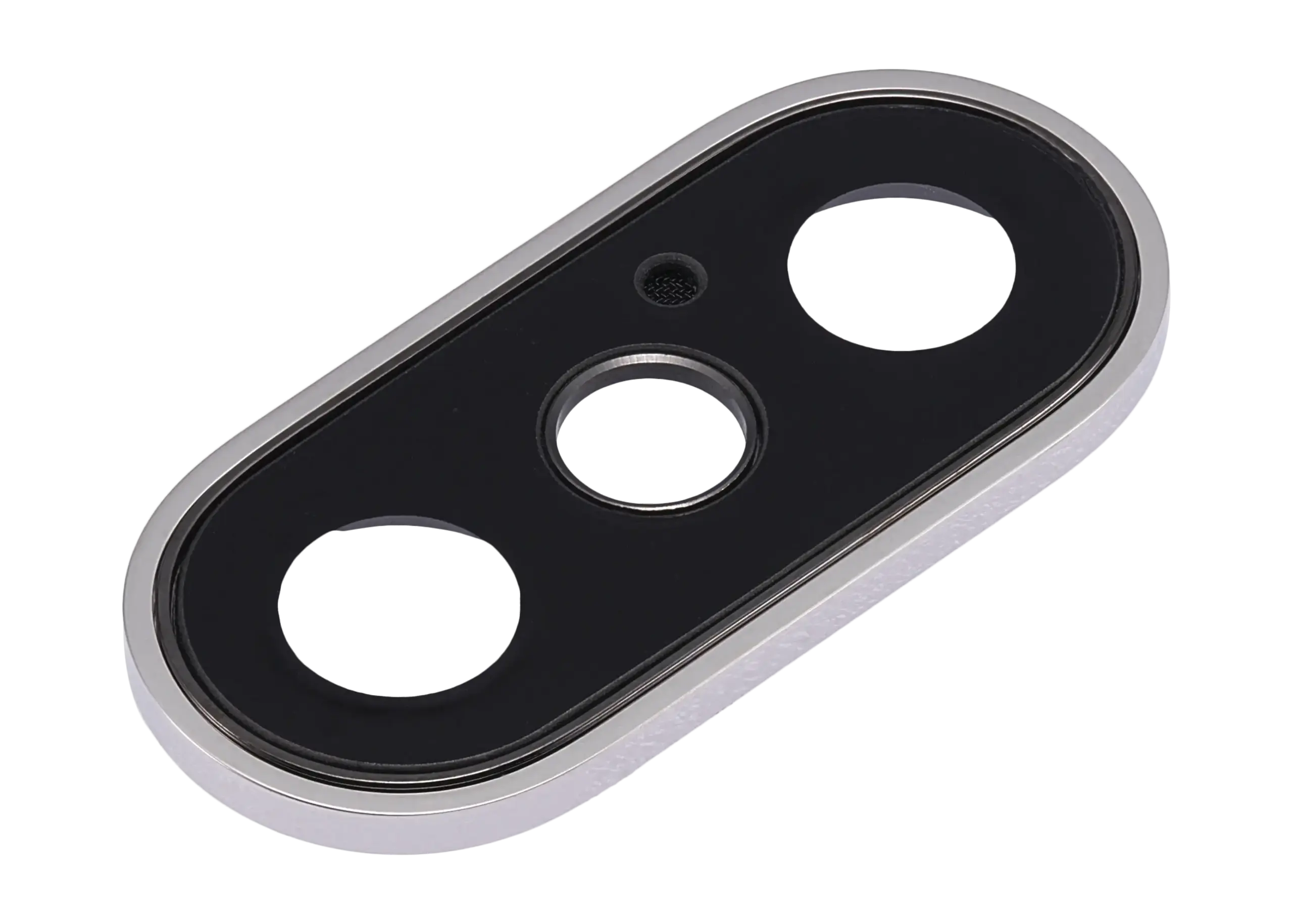 Rückkamera-Glas mit Halterung und Blende für iPhone XS / XS Max (Silver (Silber)) – Bild 4