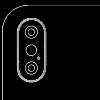 Rückkamera-Blendenring einzeln für iPhone XS / XS Max (Silver (Silber)) (10er-Pack)