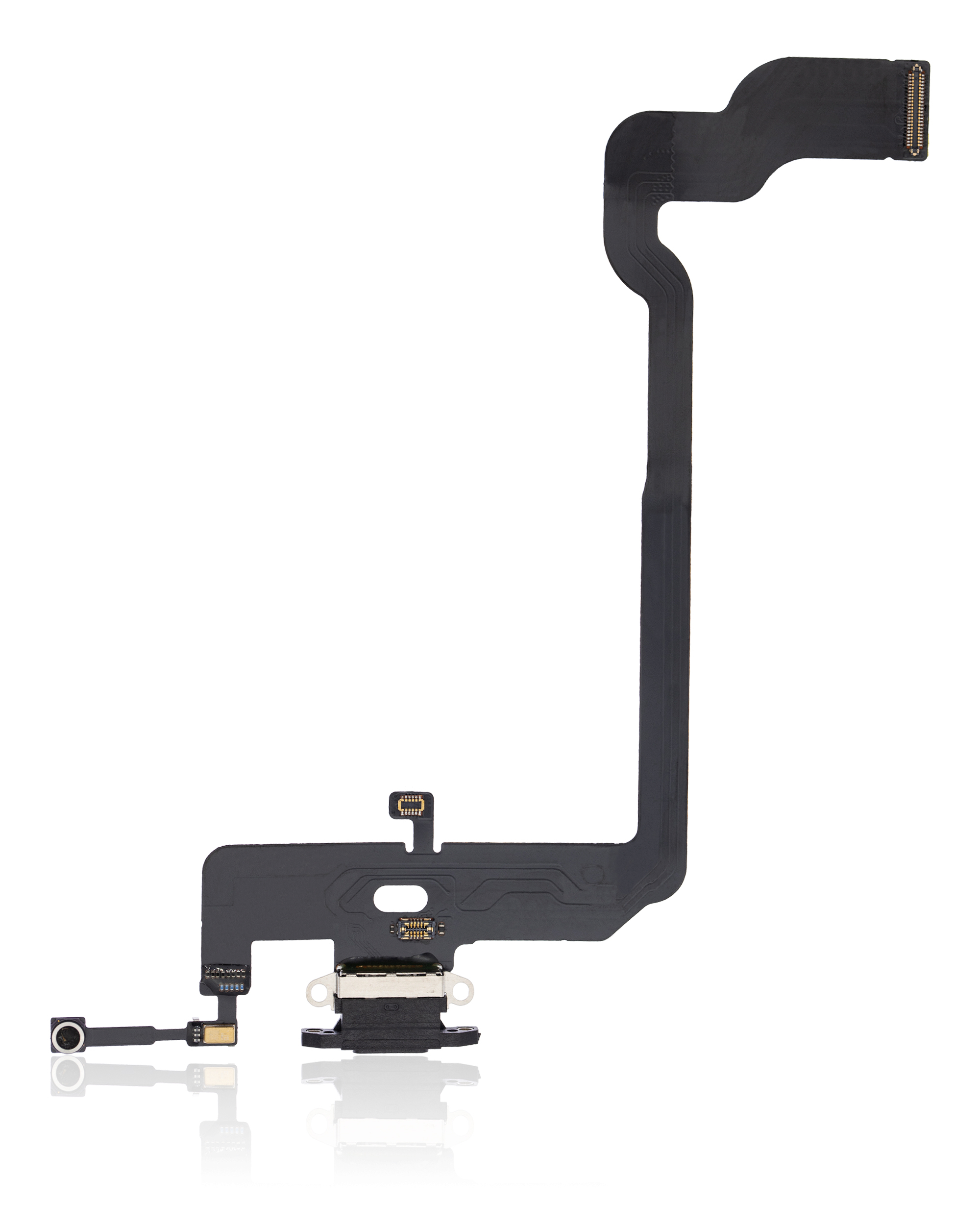Ladebuchse Flexkabel für iPhone XS (Aftermarket) (Space Gray) – Bild 3