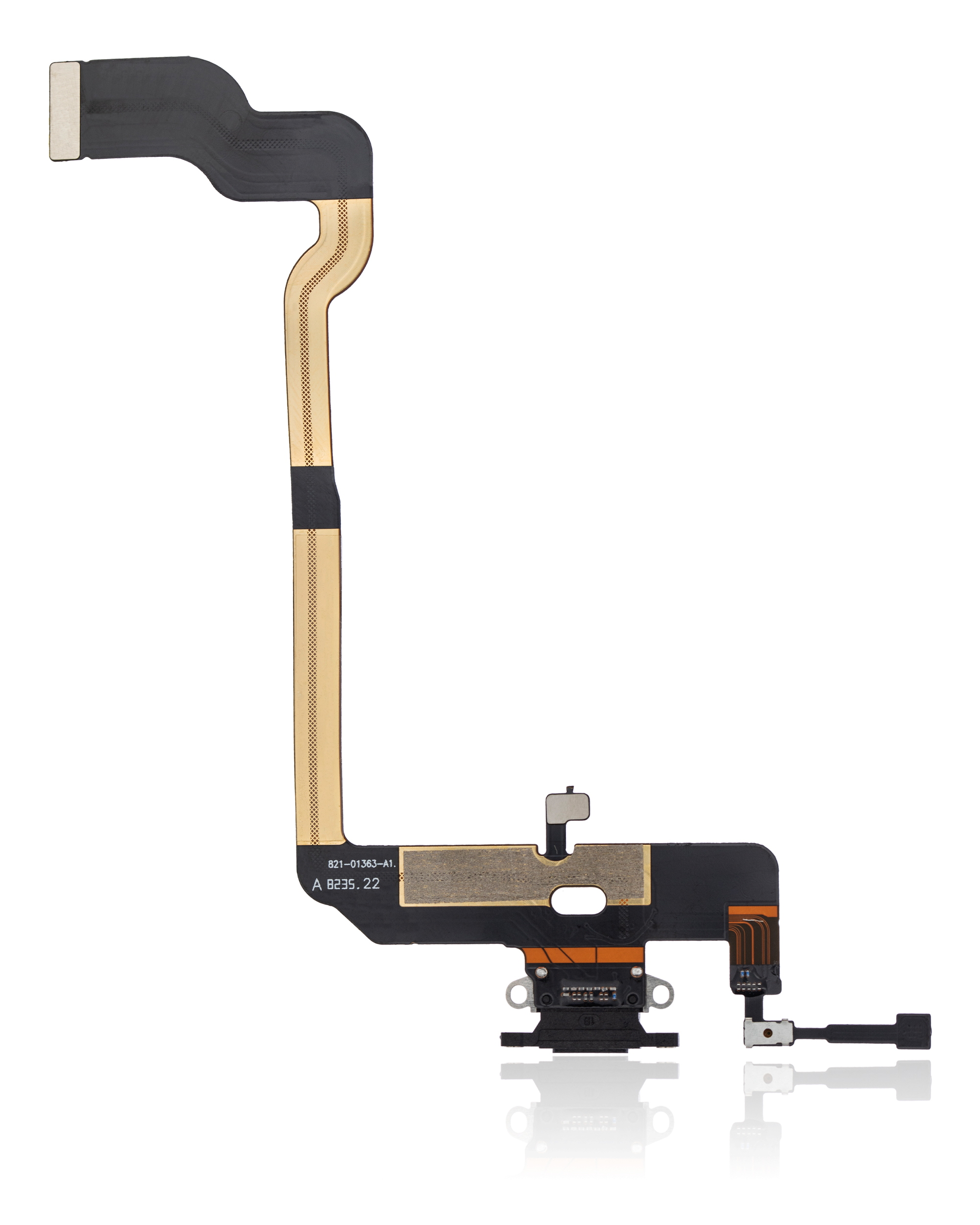 Ladebuchse Flexkabel für iPhone XS (Aftermarket) (Space Gray) – Bild 4