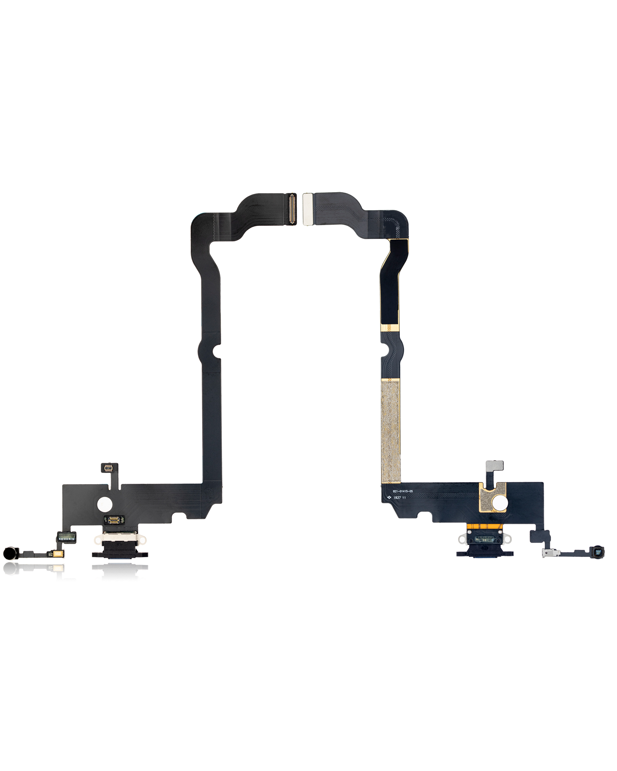 Ladebuchse Flexkabel für iPhone XS Max (Premium) (Space Gray) – Bild 2