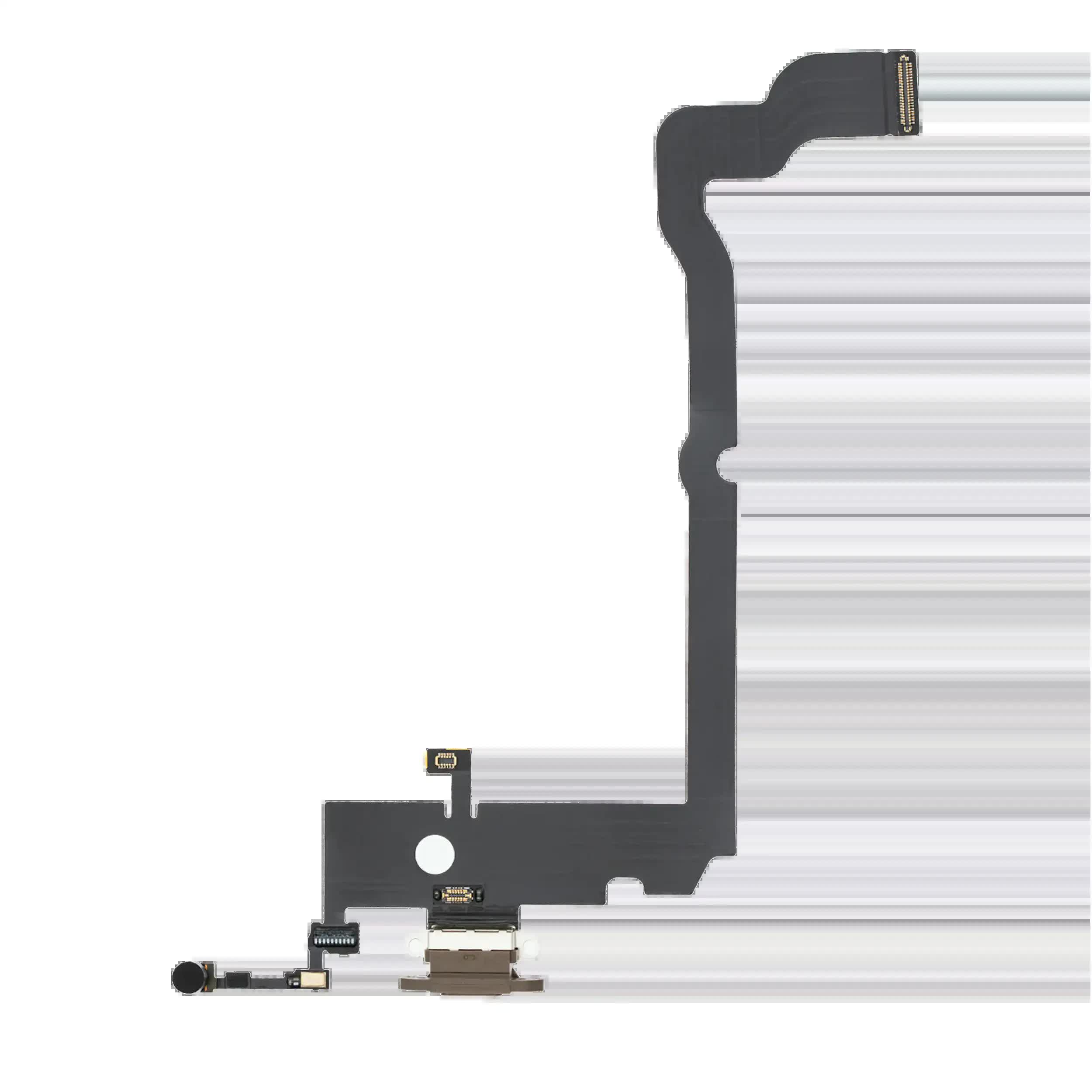 Ladebuchse Flexkabel für iPhone XS Max (Premium) (Gold)