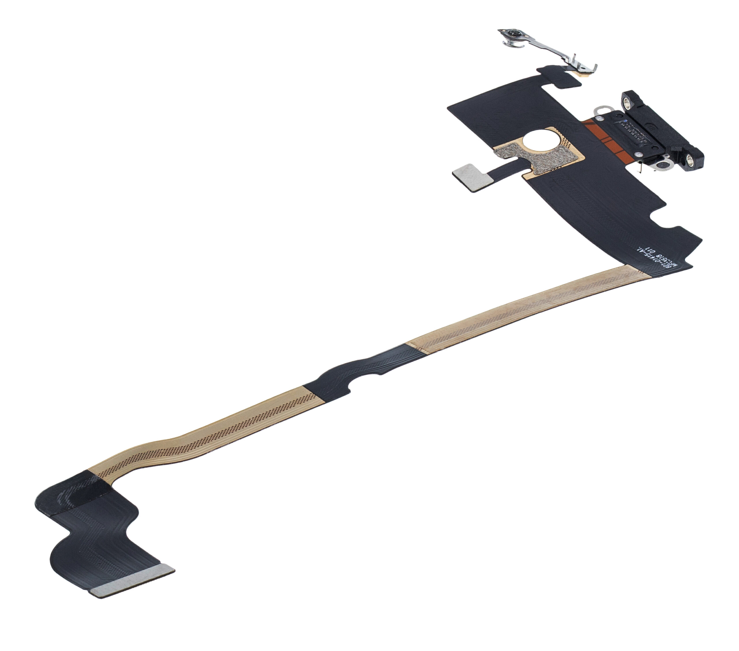 Ladebuchse Flexkabel für iPhone XS Max (Aftermarket) (Space Gray) – Bild 4