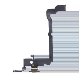 Ladebuchse Flexkabel für iPhone XS Max (Aftermarket) (Gold)