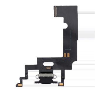 Ladebuchse Flexkabel für iPhone XR (Premium) (Black (Schwarz))