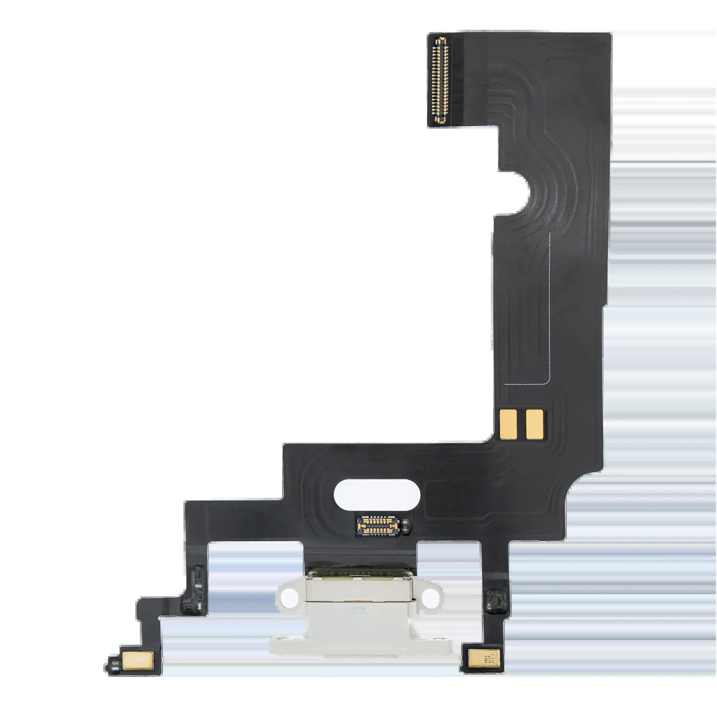 Ladebuchse Flexkabel für iPhone XR (Premium) (White (Weiß))