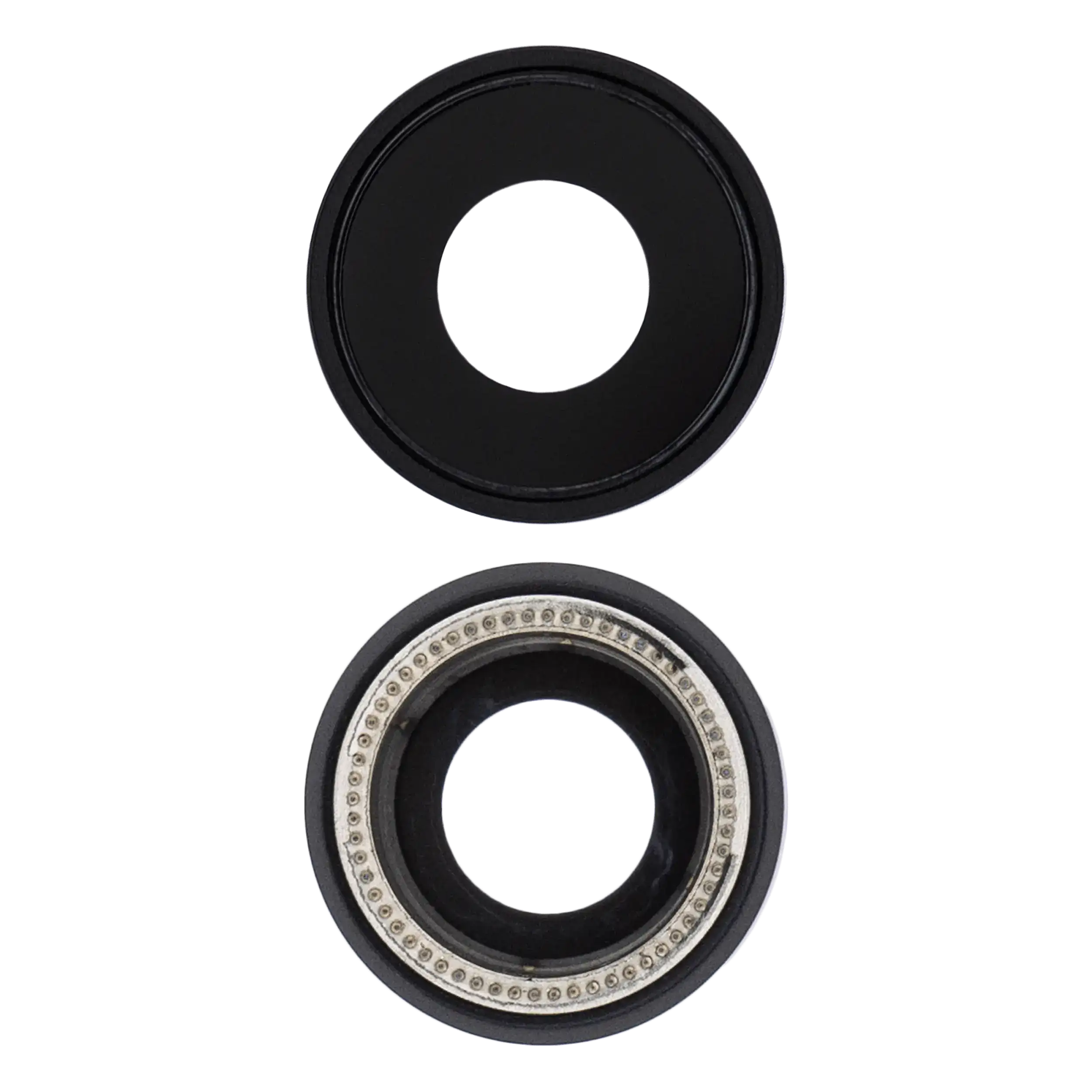 Rückkamera-Glas mit Halterung und Blende für iPhone XR (Aftermarket Plus) (Black (Schwarz)) (10er-Pack) – Bild 2