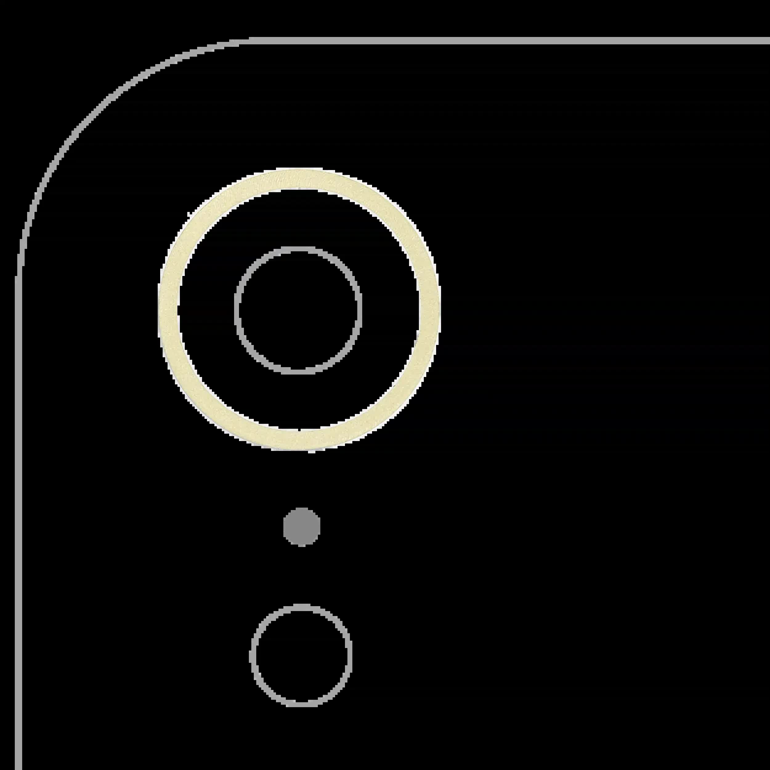 Rückkamera-Blendenring einzeln für iPhone XR (Yellow) (10er-Pack)