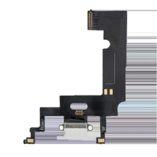 Ladebuchse Flexkabel für iPhone XR (Aftermarket) (White (Weiß))