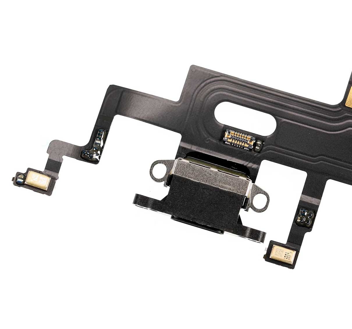 Ladebuchse Flexkabel für iPhone XR (Aftermarket) (Black (Schwarz)) – Bild 2