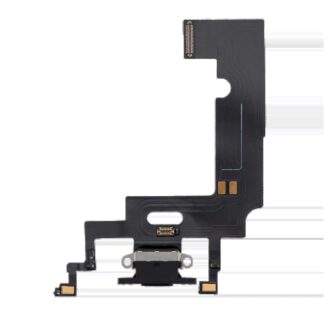 Ladebuchse Flexkabel für iPhone XR (Aftermarket) (Black (Schwarz))