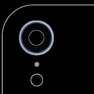 Rückkamera-Glas mit Halterung und Blende für iPhone XR (Real Sapphire) (Premium) (Blue (Blau)) (10er-Pack)
