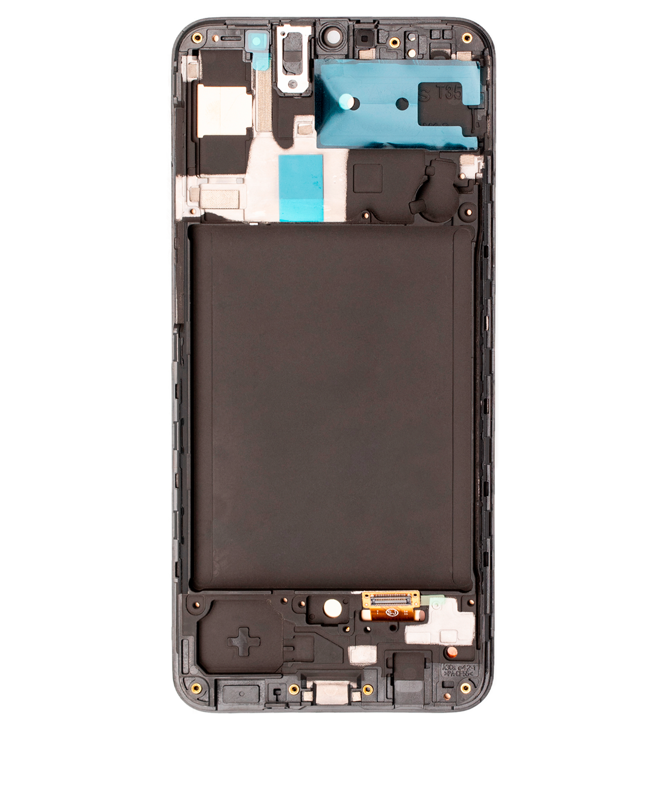 LCD Display mit Rahmen (ohne Fingerabdrucksensor) für Samsung Galaxy A30s (A307 / 2019) (Aftermarket: Incell) – Bild 3