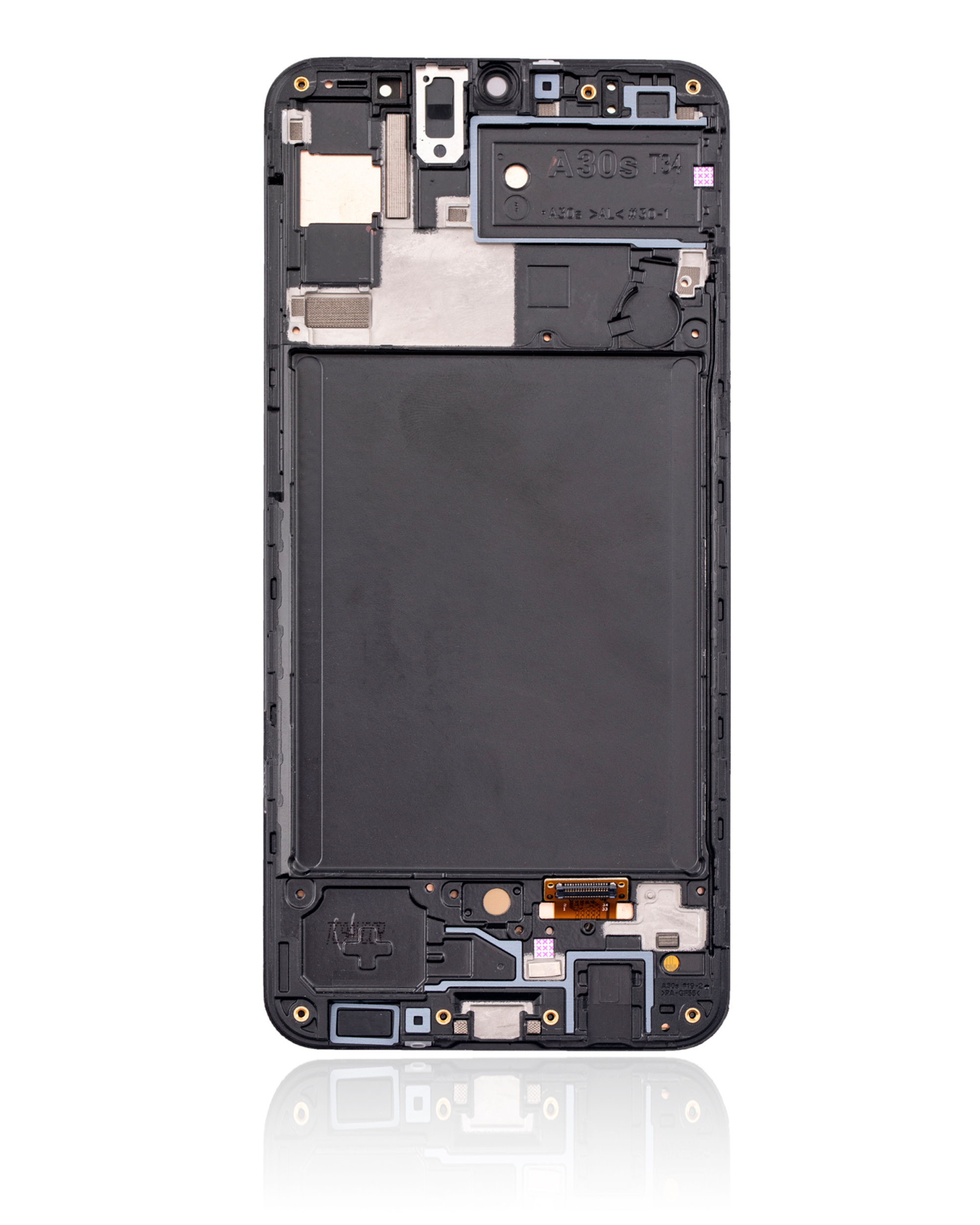 OLED Display mit Rahmen für Samsung Galaxy A30s (A307 / 2019) (Aftermarket Plus) – Bild 2