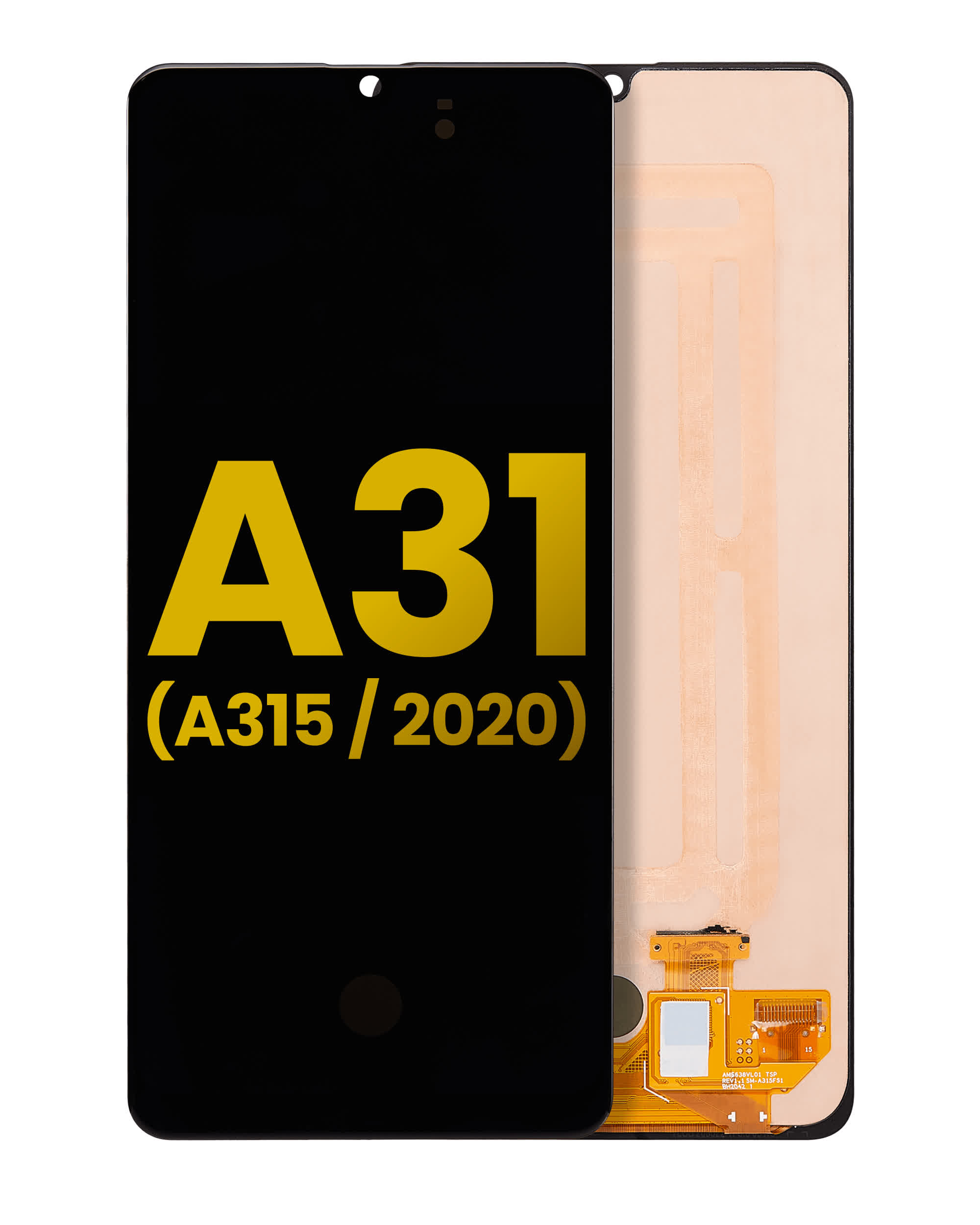 OLED Display ohne Rahmen für Samsung Galaxy A31 (A315 / 2020) (professionell aufgearbeitet)