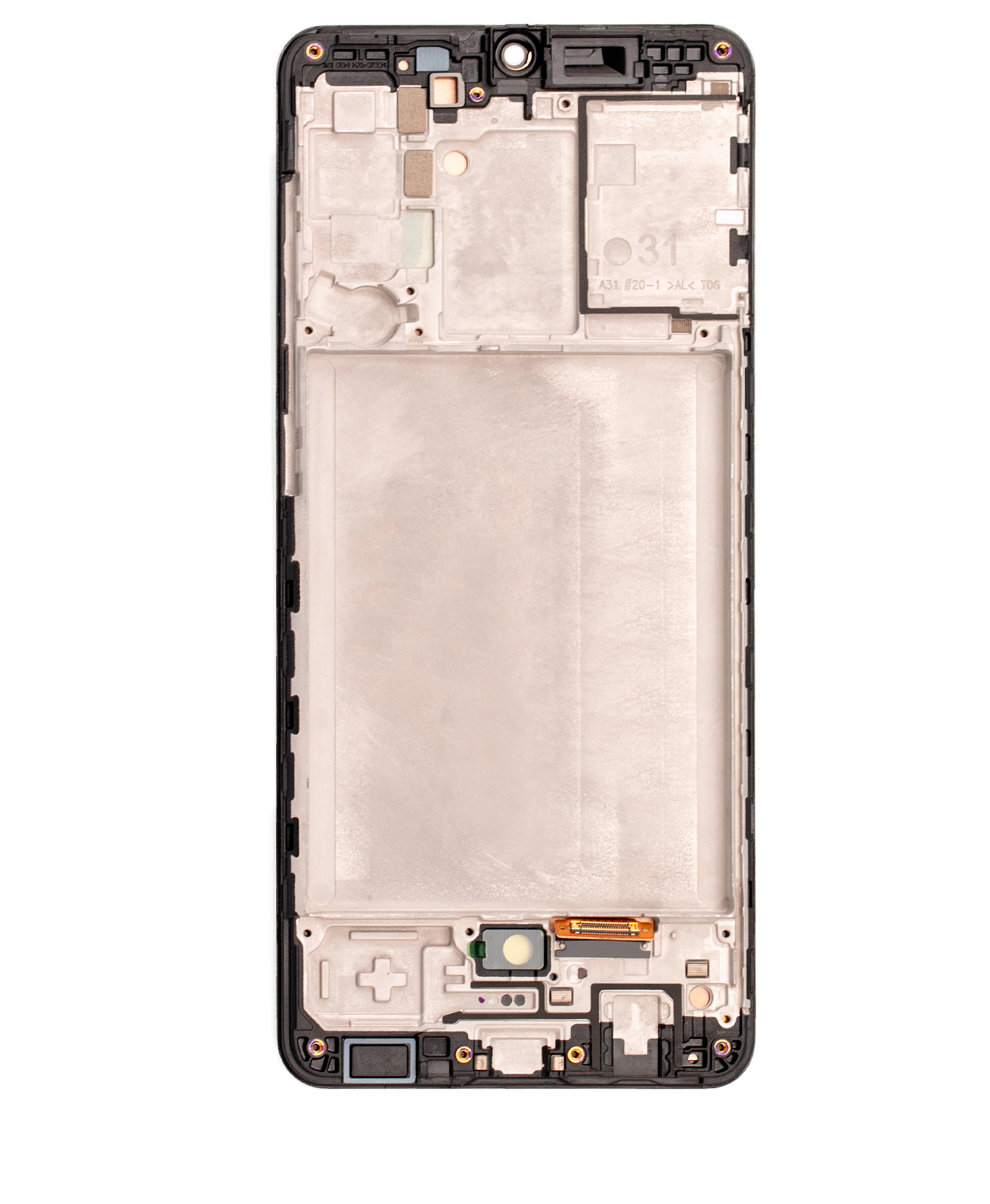 OLED Display mit Rahmen für Samsung Galaxy A31 (A315 / 2020) (Service Pack) – Bild 3